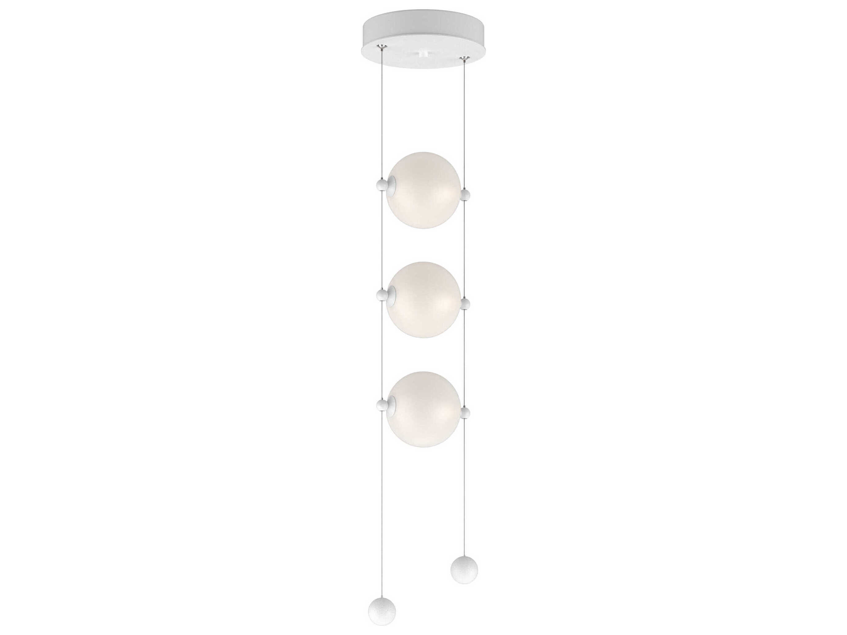 Hubbardton Forge Abacus 3-Light Glass LED Globe Mini Pendant