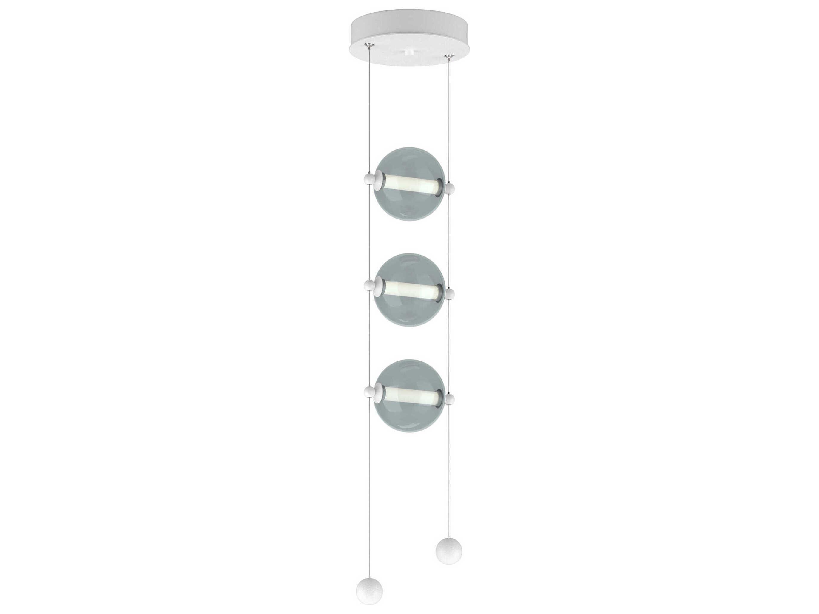 Hubbardton Forge Abacus 3-Light Glass LED Globe Mini Pendant
