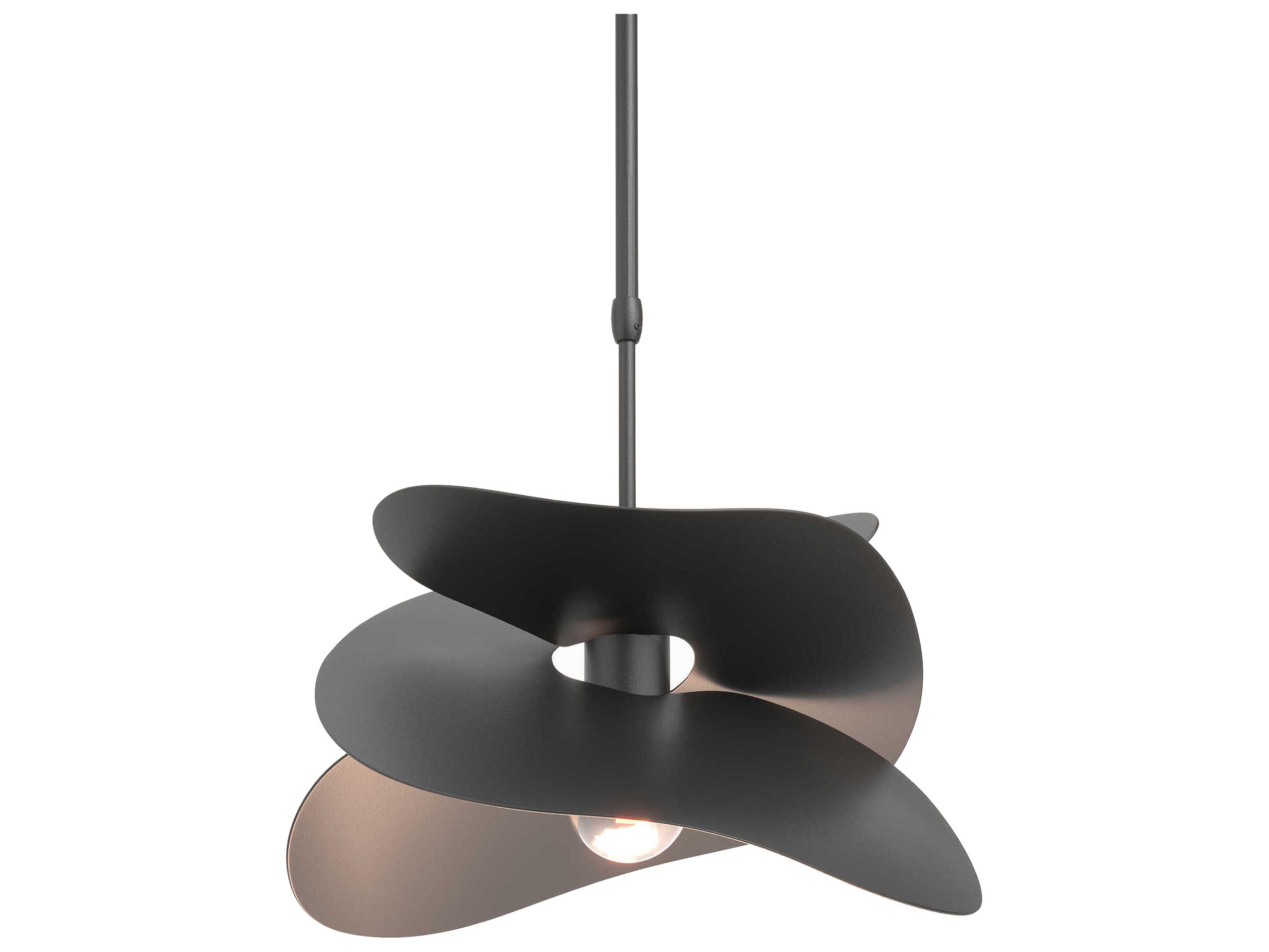 Hubbardton Forge Hibiscus 1-Light Crystal Pendant