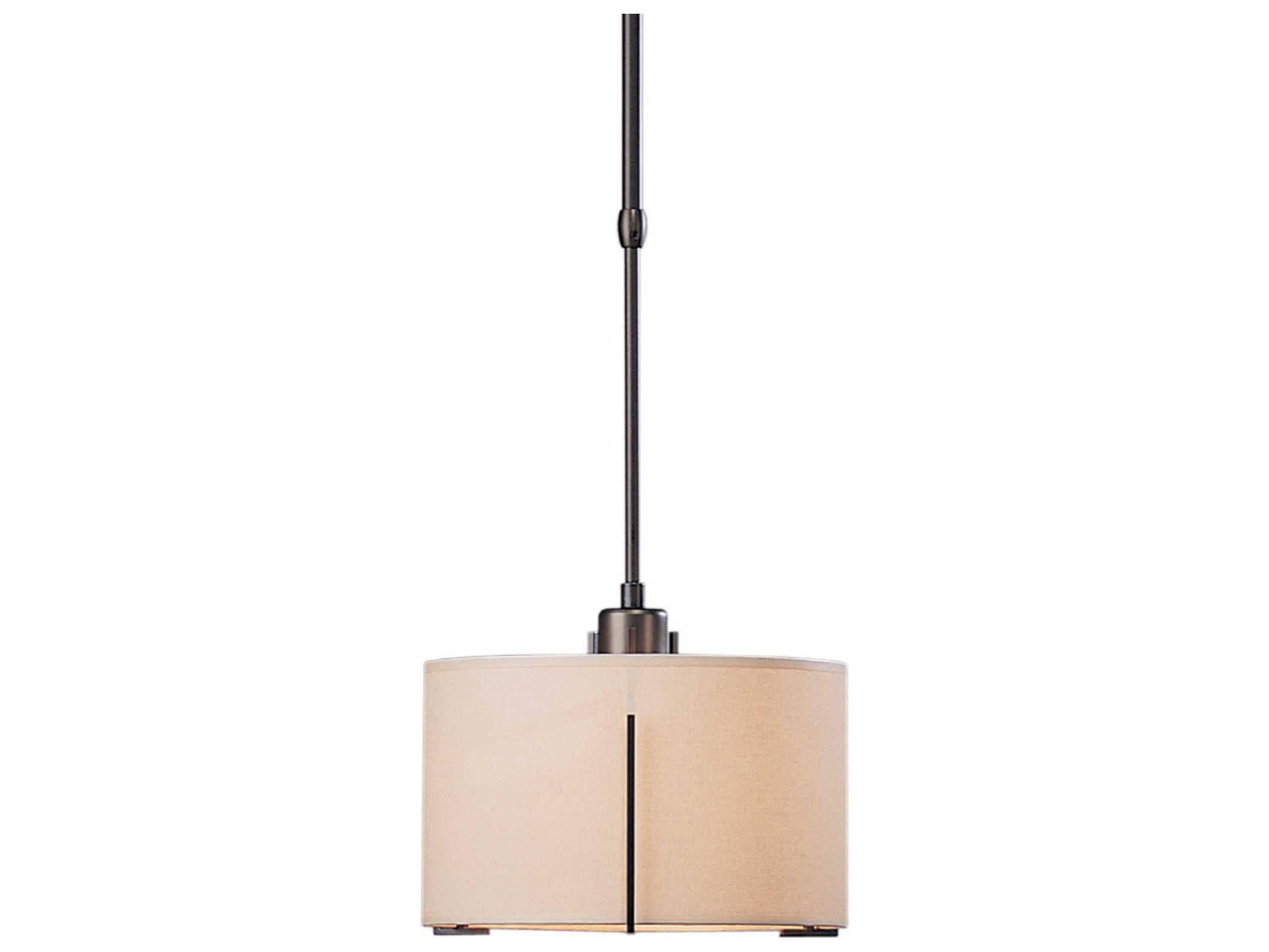 Hubbardton Forge Exos 1-Light Glass Drum Mini Pendant