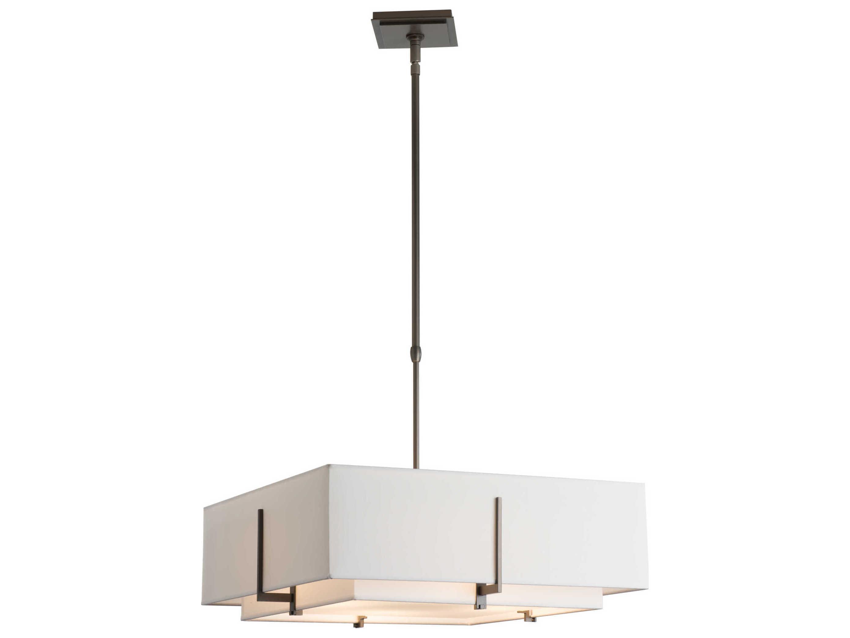 Hubbardton Forge Exos 4-Light Glass Tiered Pendant