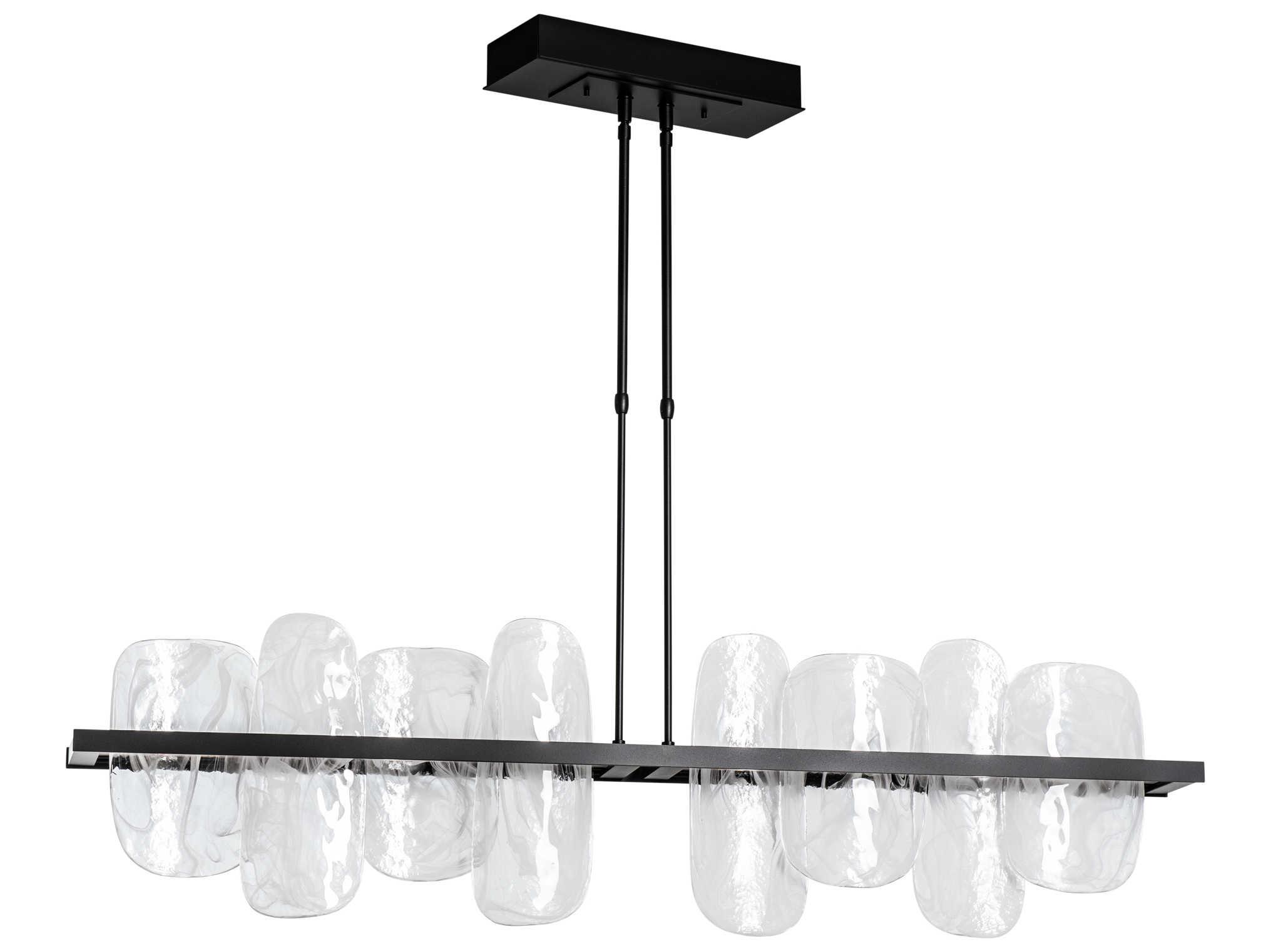 Hubbardton Forge Vitre 1-Light Glass LED Geometric Linear Island Pendant