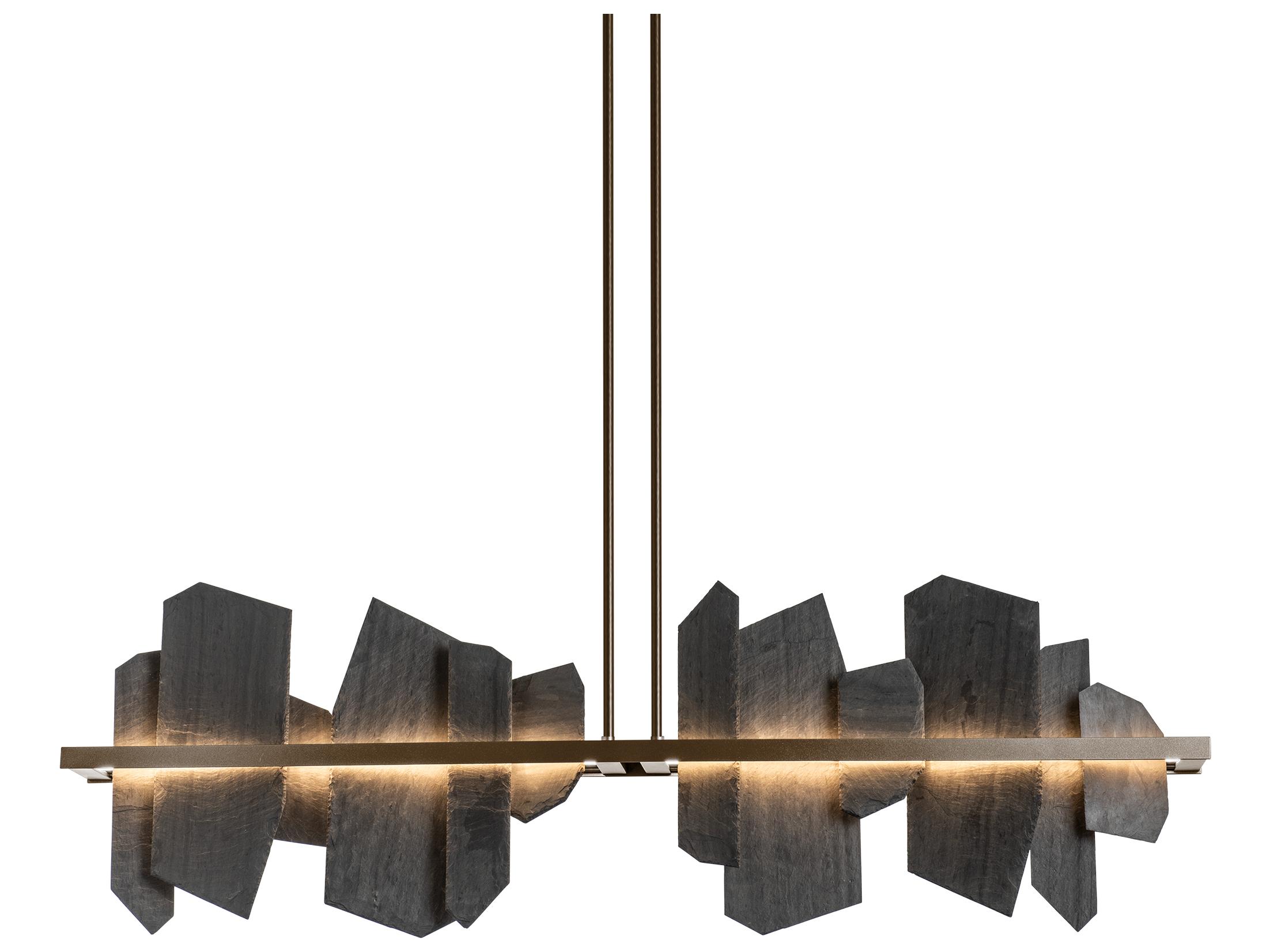 Hubbardton Forge Ardesia 1-Light LED Linear Island Pendant