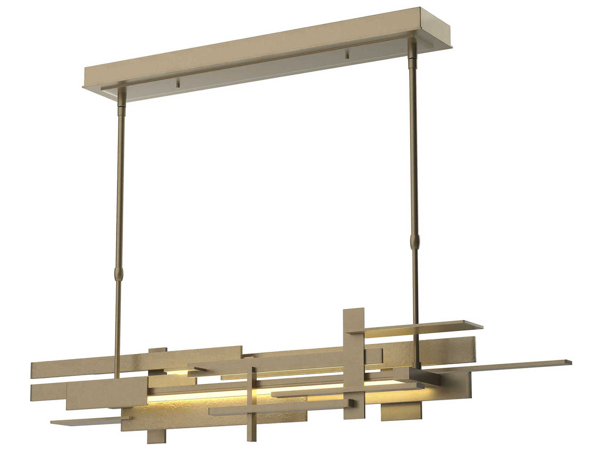 Hubbardton Forge Planar 1-Light LED Geometric Linear Island Pendant