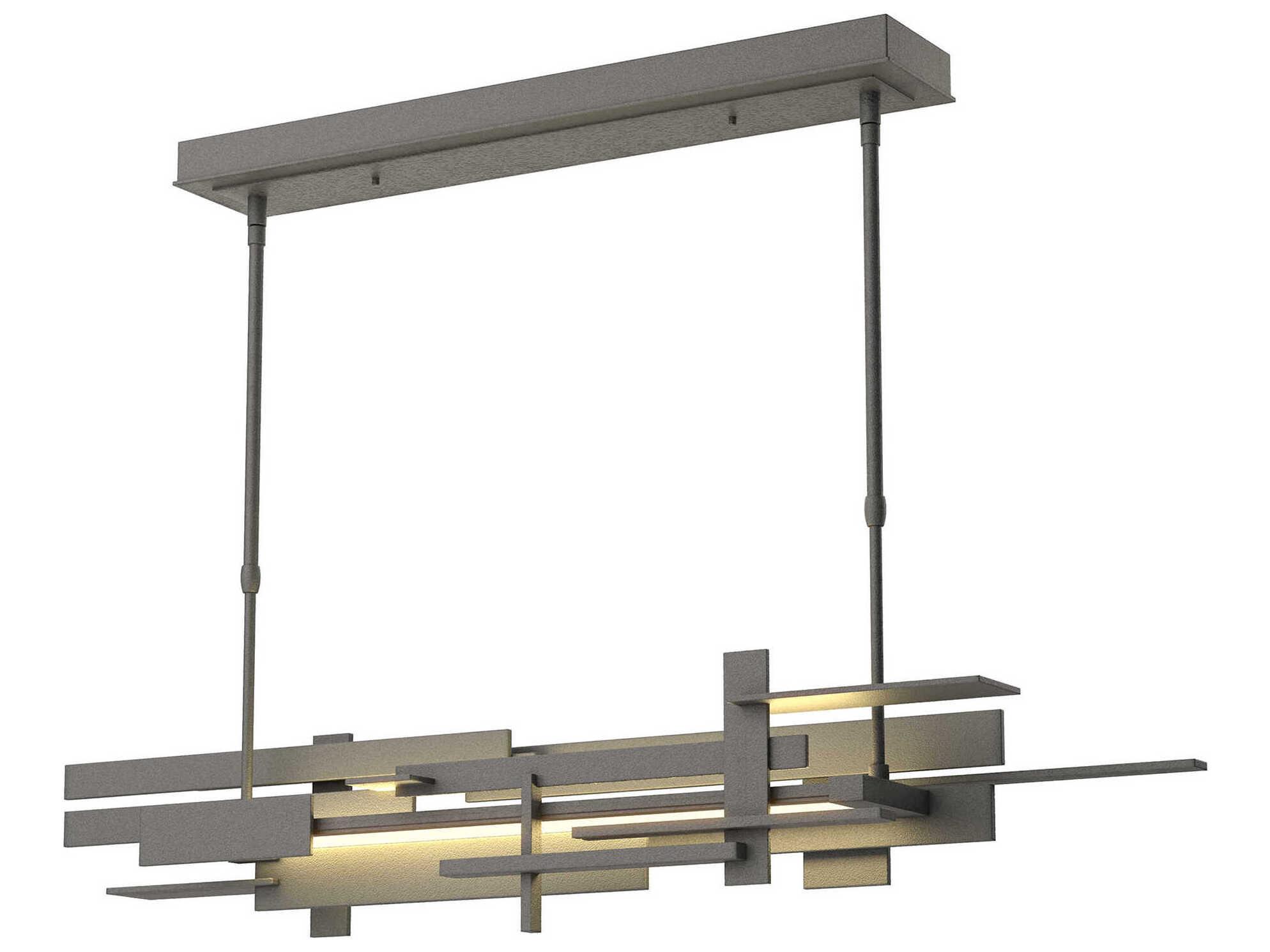 Hubbardton Forge Planar 1-Light LED Geometric Linear Island Pendant
