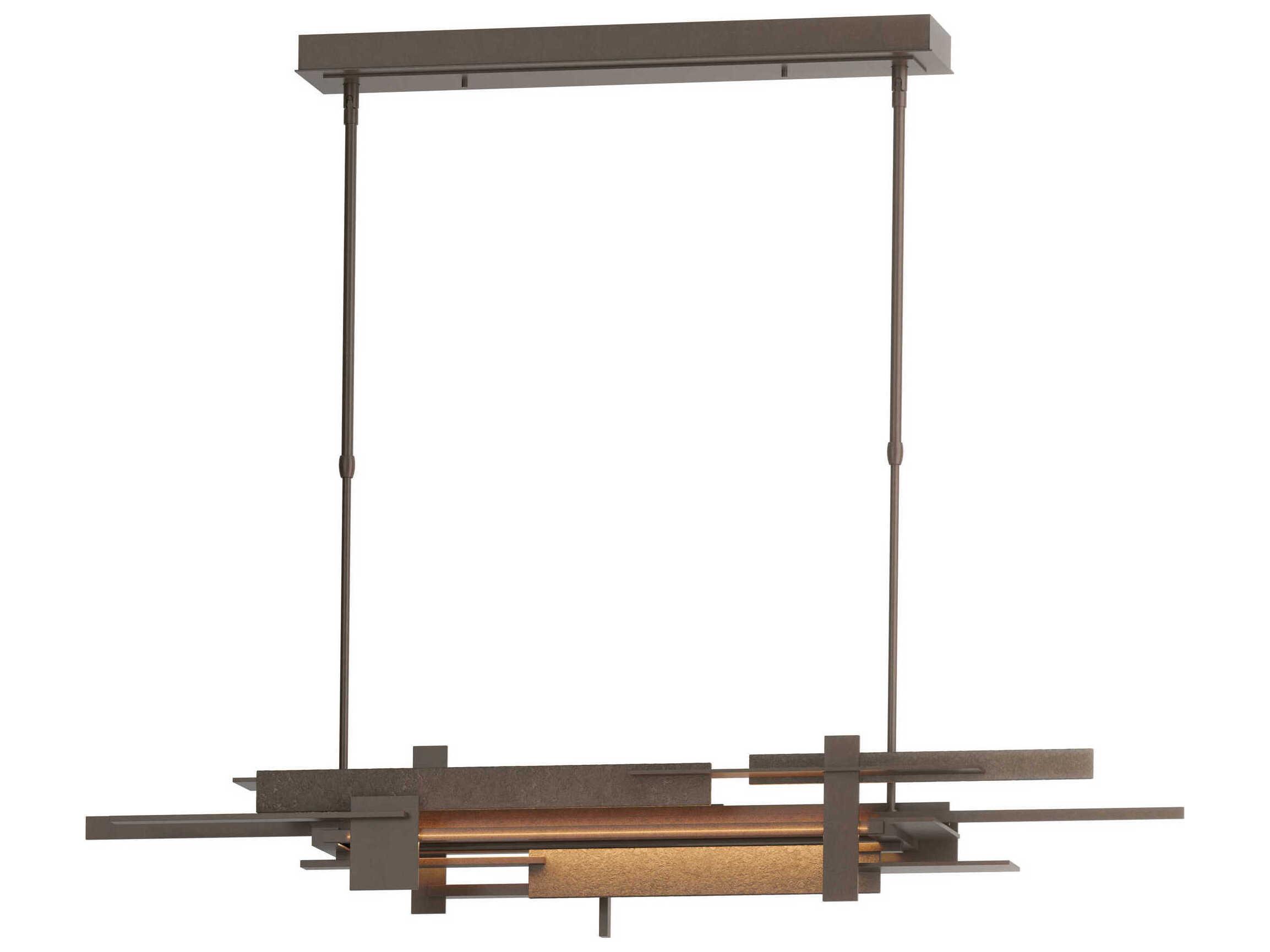 Hubbardton Forge Planar 1-Light LED Geometric Linear Island Pendant