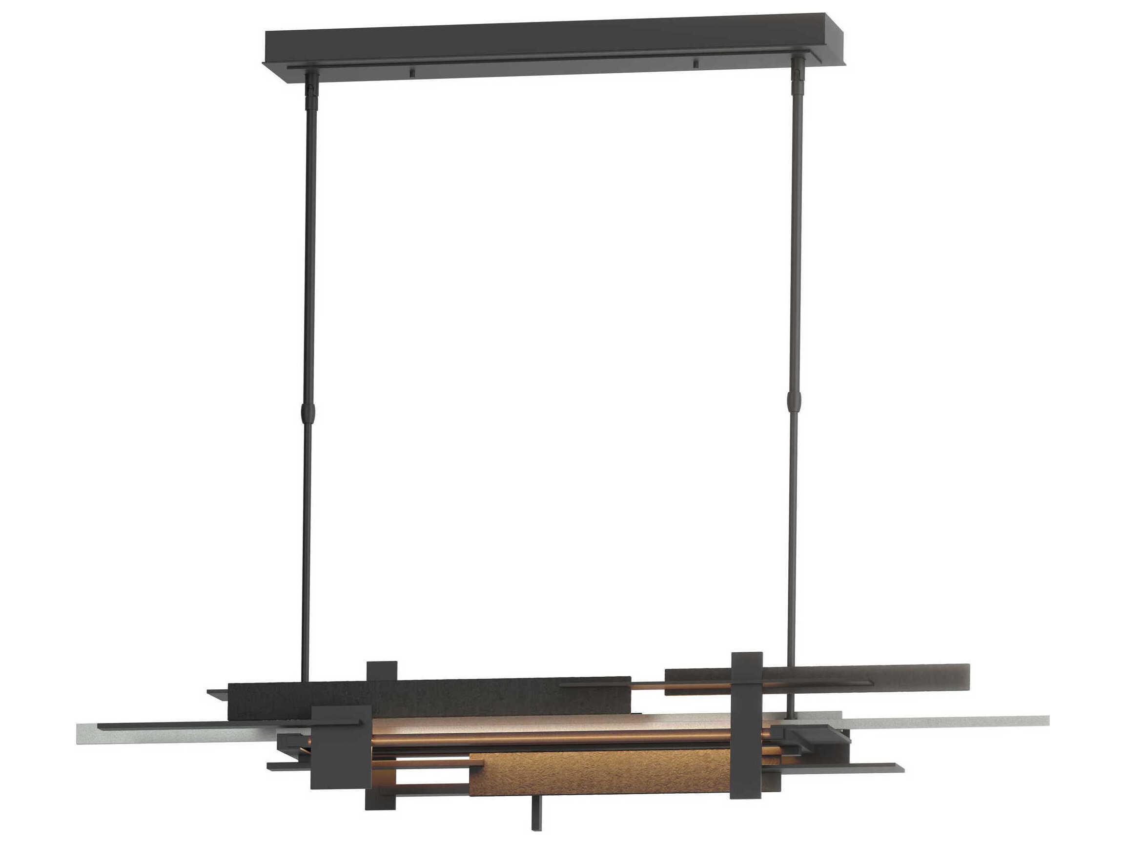 Hubbardton Forge Planar 1-Light LED Geometric Linear Island Pendant