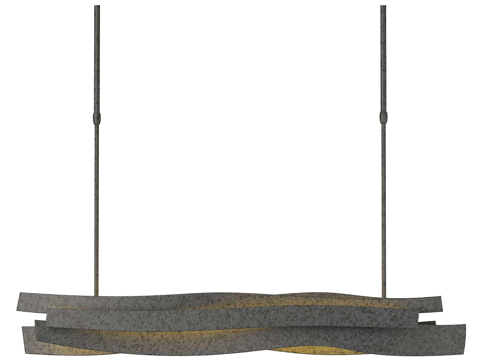 Hubbardton Forge Landscape 1-Light LED Geometric Linear Island Pendant