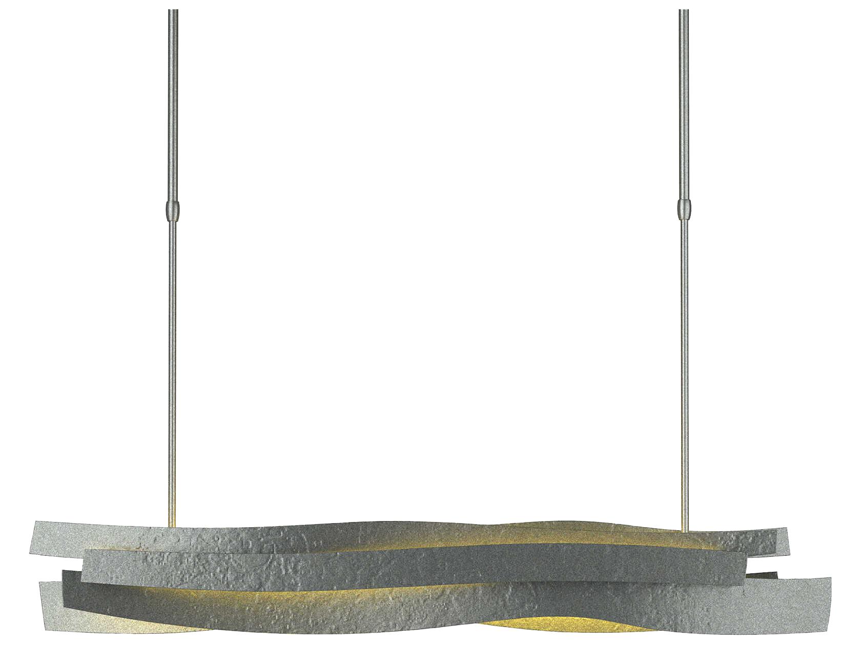 Hubbardton Forge Landscape 1-Light LED Geometric Linear Island Pendant