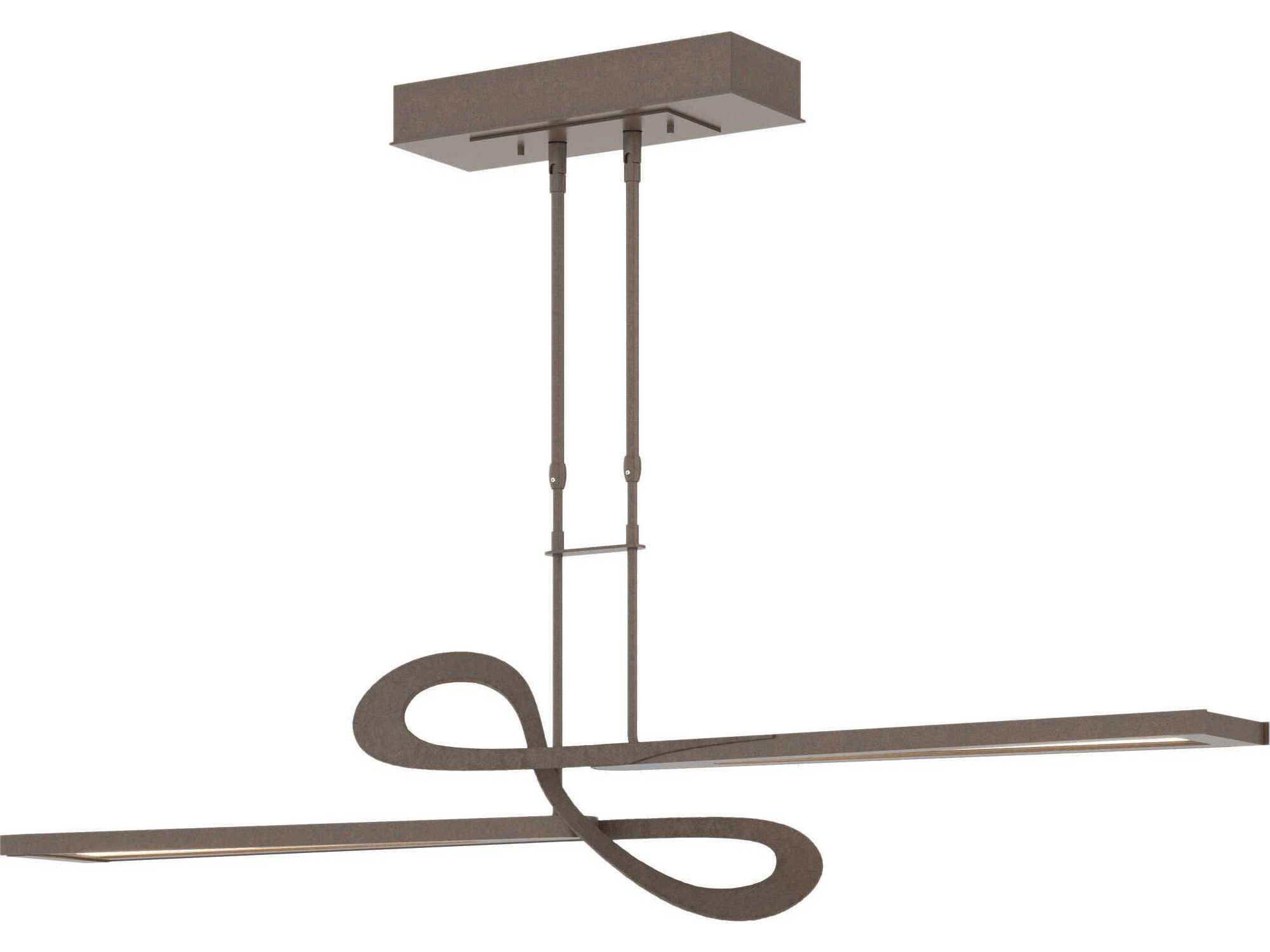 Hubbardton Forge Switchback 1-Light LED Linear Island Pendant