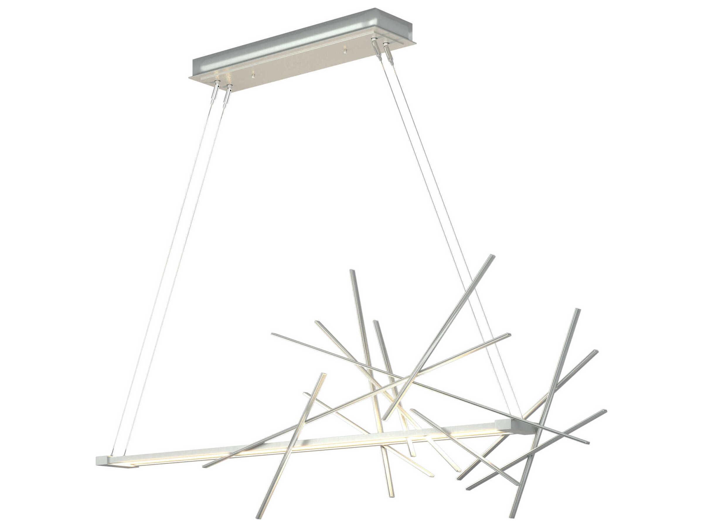 Hubbardton Forge Cascade 1-Light LED Geometric Linear Island Pendant