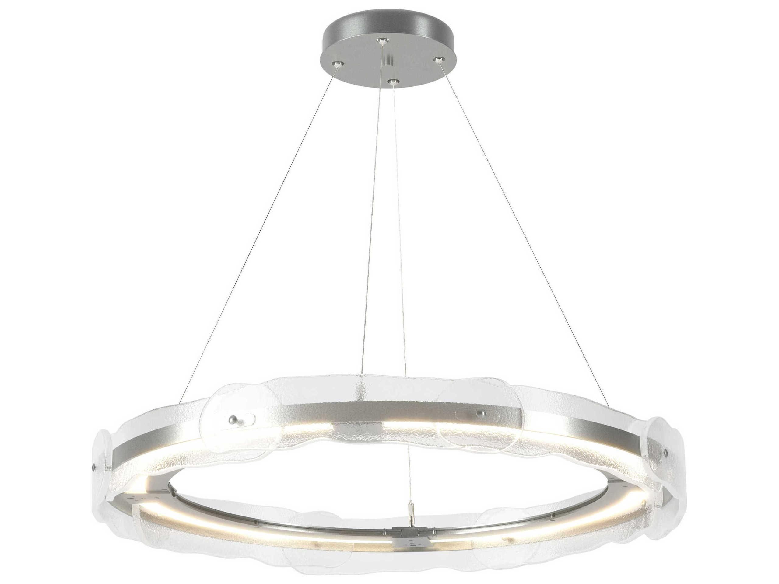Hubbardton Forge Solstice 1-Light Glass LED Round Pendant
