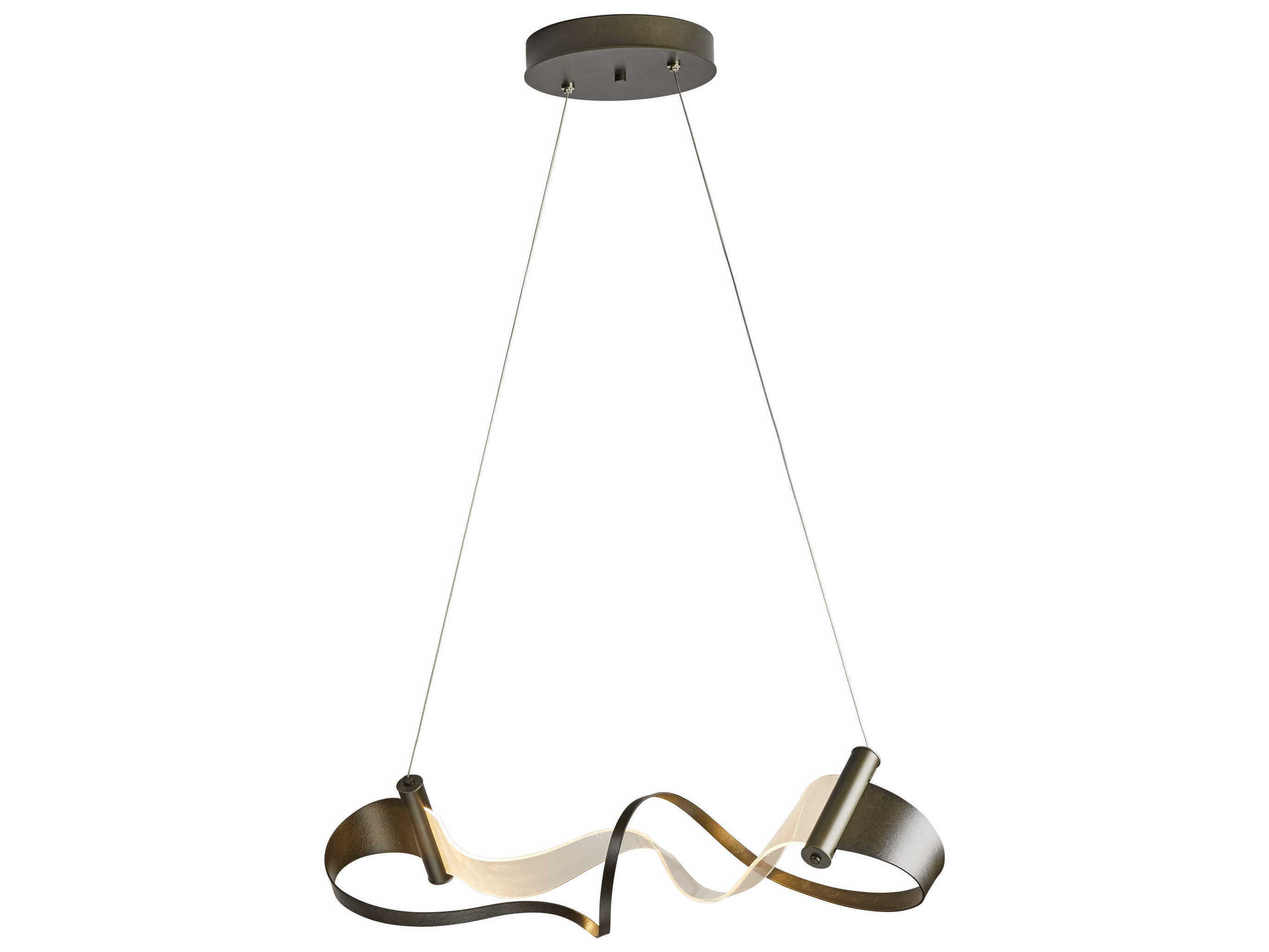 Hubbardton Forge Zephyr 1-Light LED Geometric Linear Island Pendant