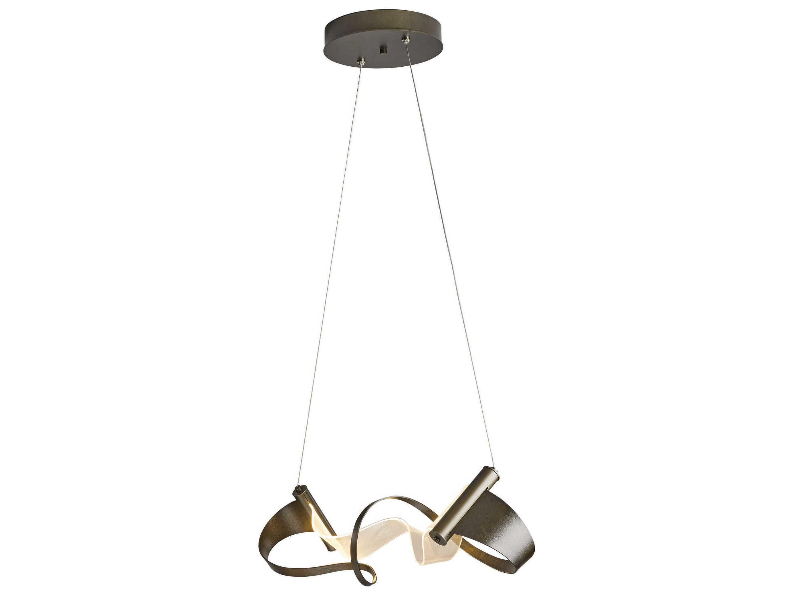 Hubbardton Forge Zephyr 1-Light LED Geometric Linear Island Pendant