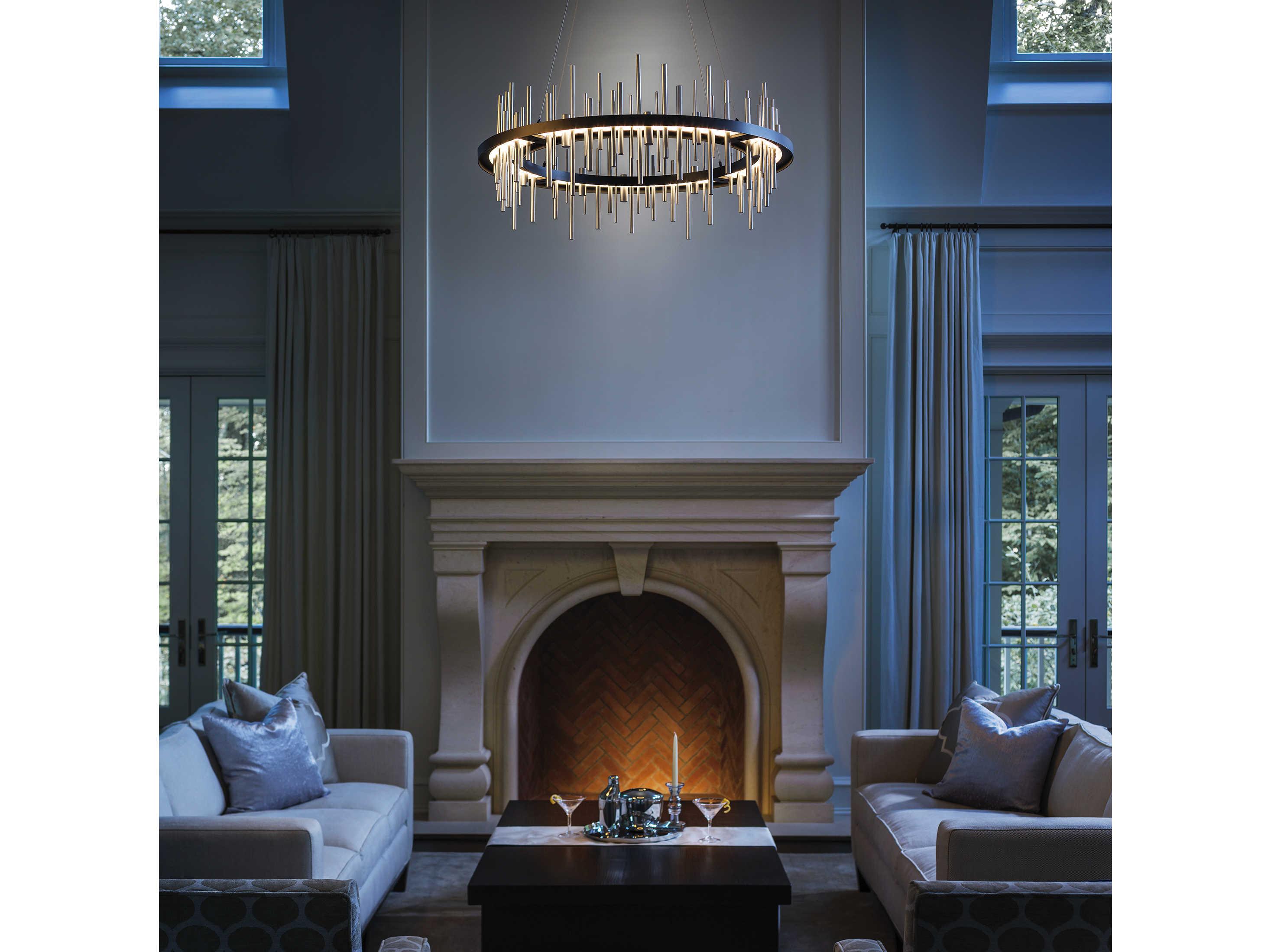 Hubbardton Forge Cityscape 1-Light LED Linear Sputnik Pendant