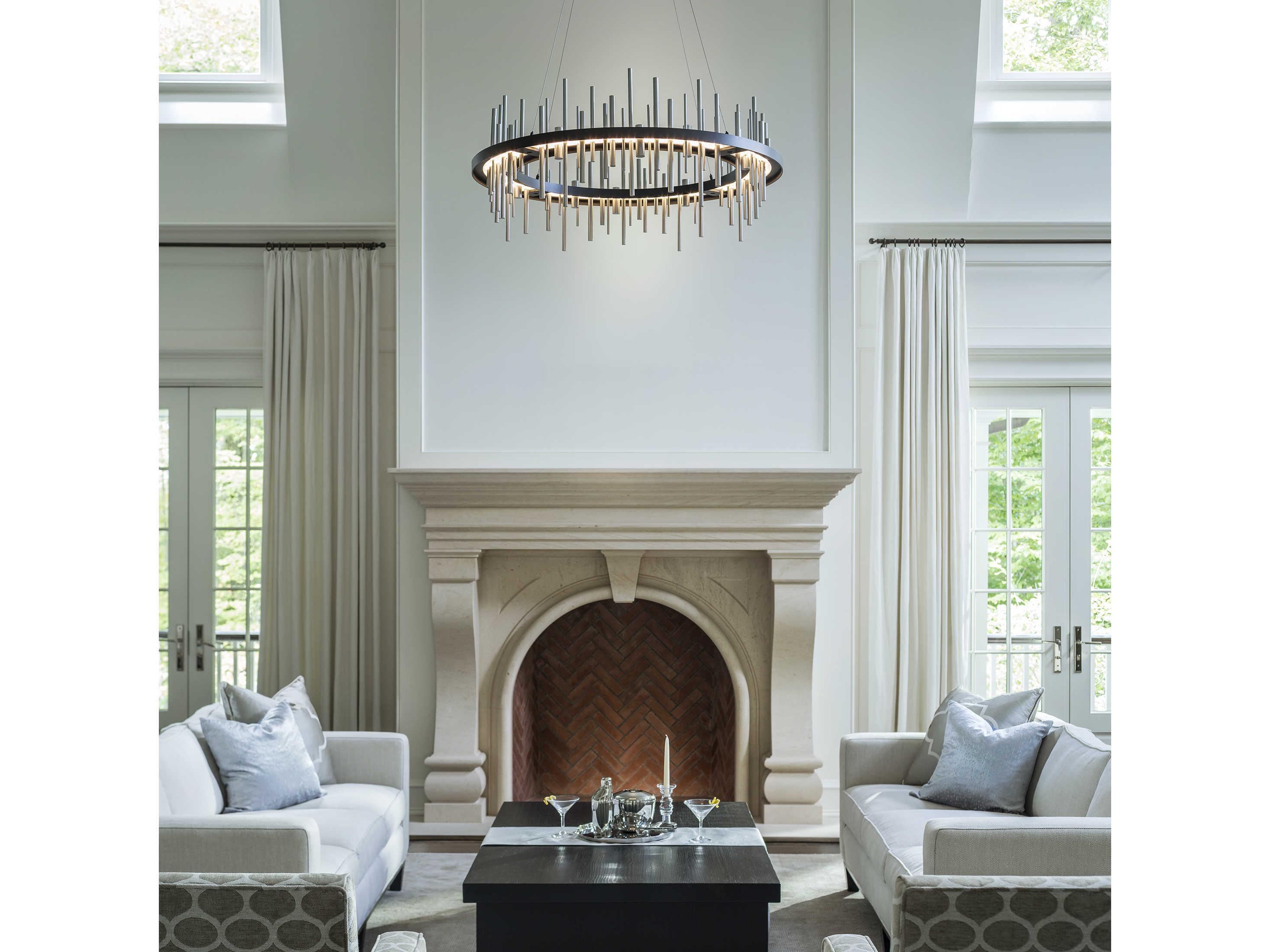 Hubbardton Forge Cityscape 1-Light LED Linear Sputnik Pendant