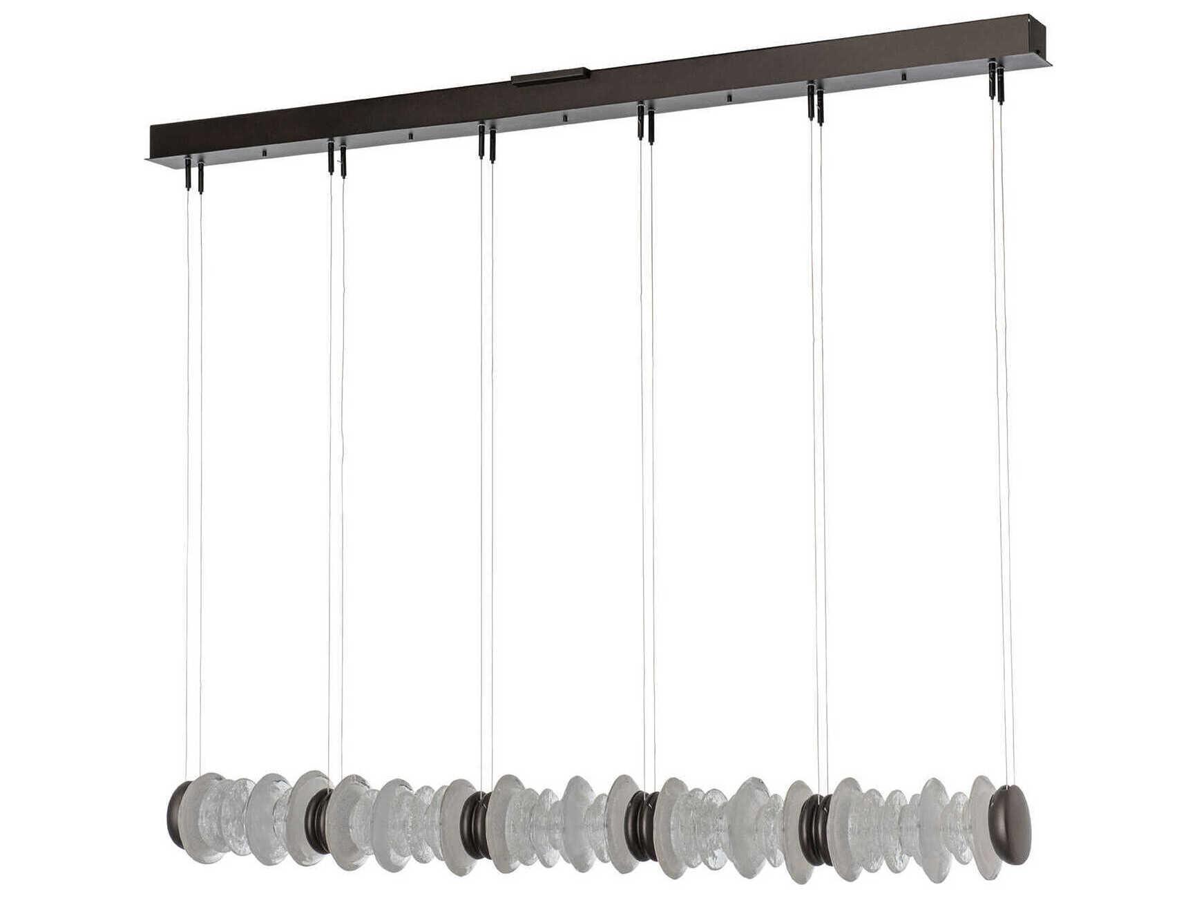 Hubbardton Forge Cairn 10-Light Linear Island Pendant
