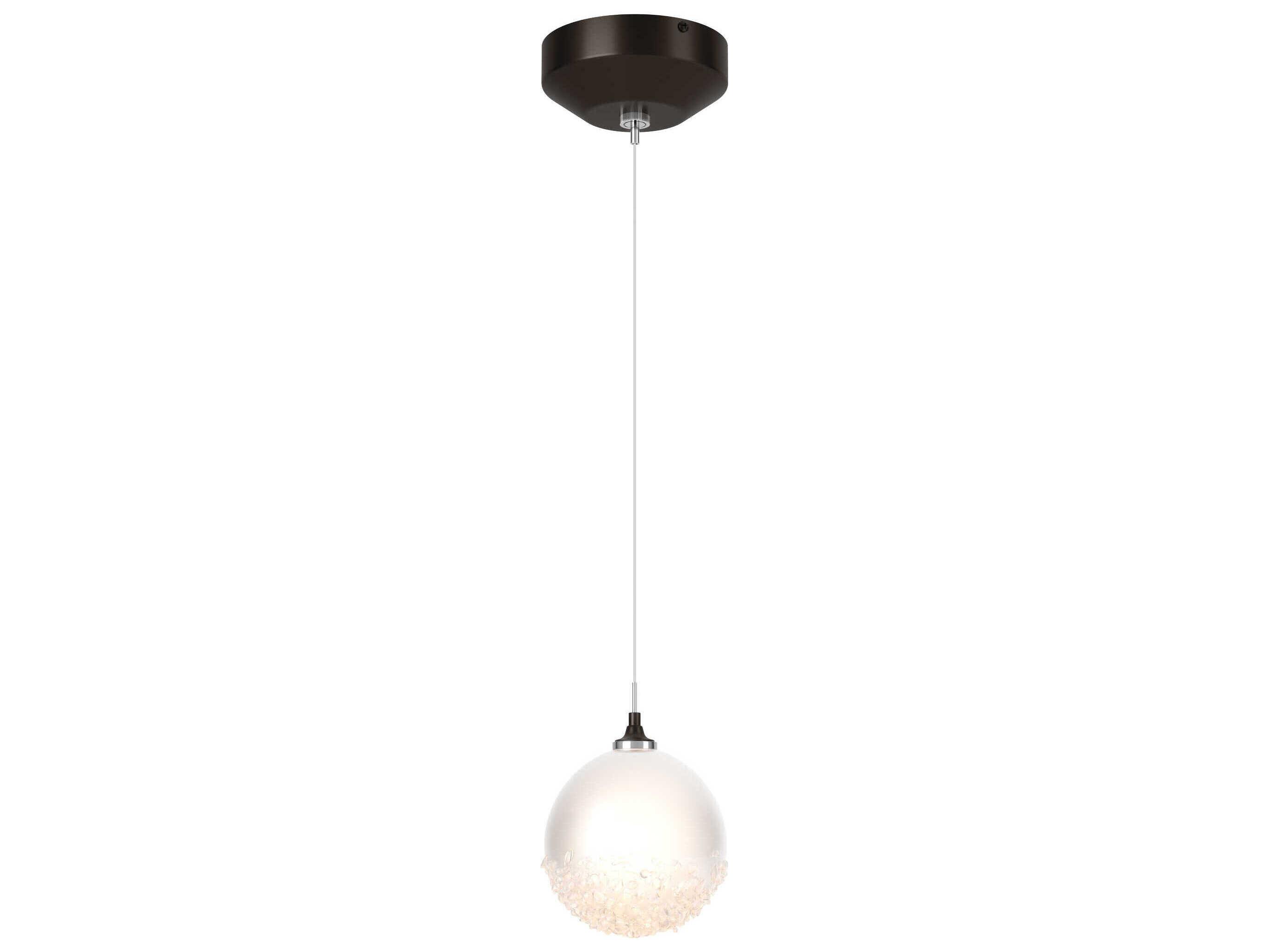 Hubbardton Forge Fritz 1-Light Glass LED Globe Mini Pendant