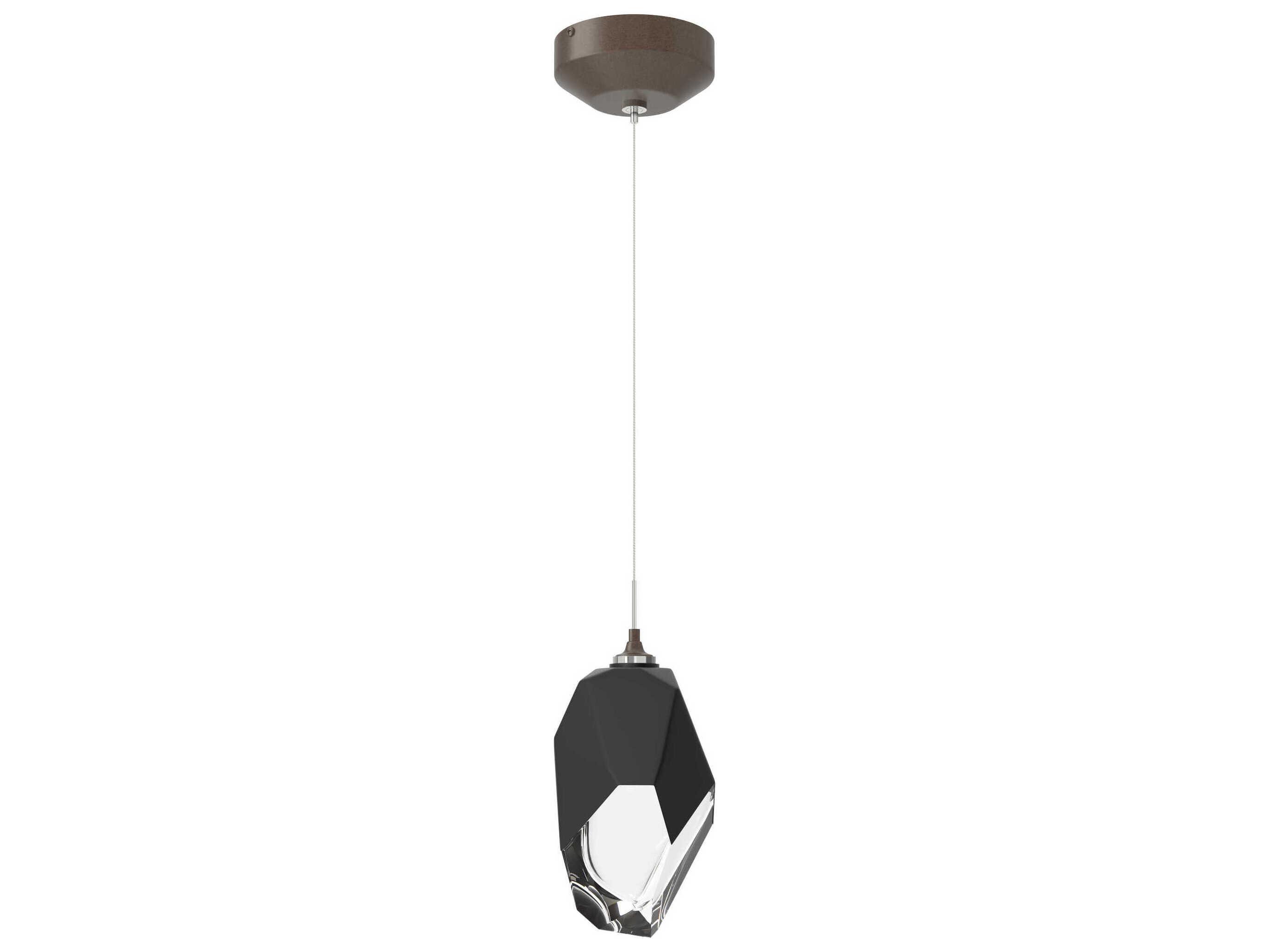Hubbardton Forge Chrysalis 1-Light Crystal Glass Mini Pendant