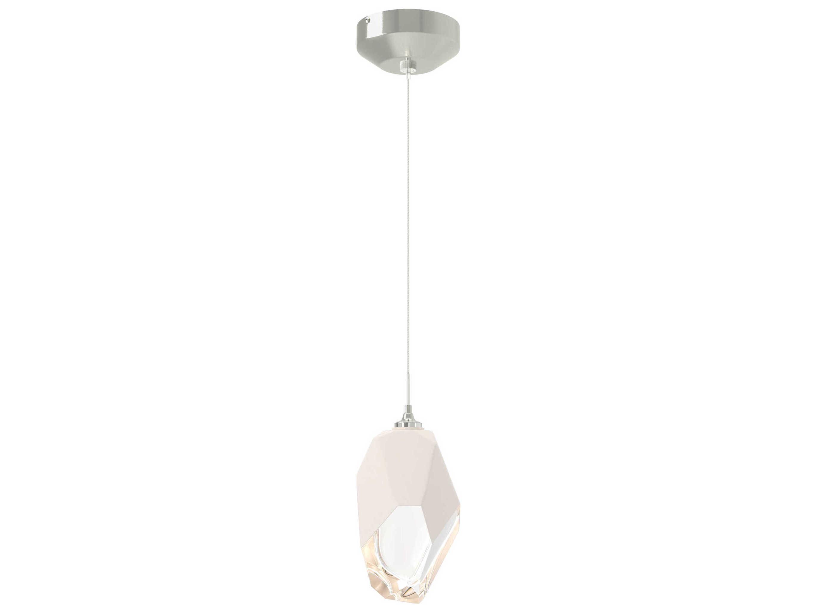 Hubbardton Forge Chrysalis 1-Light Crystal Glass Mini Pendant