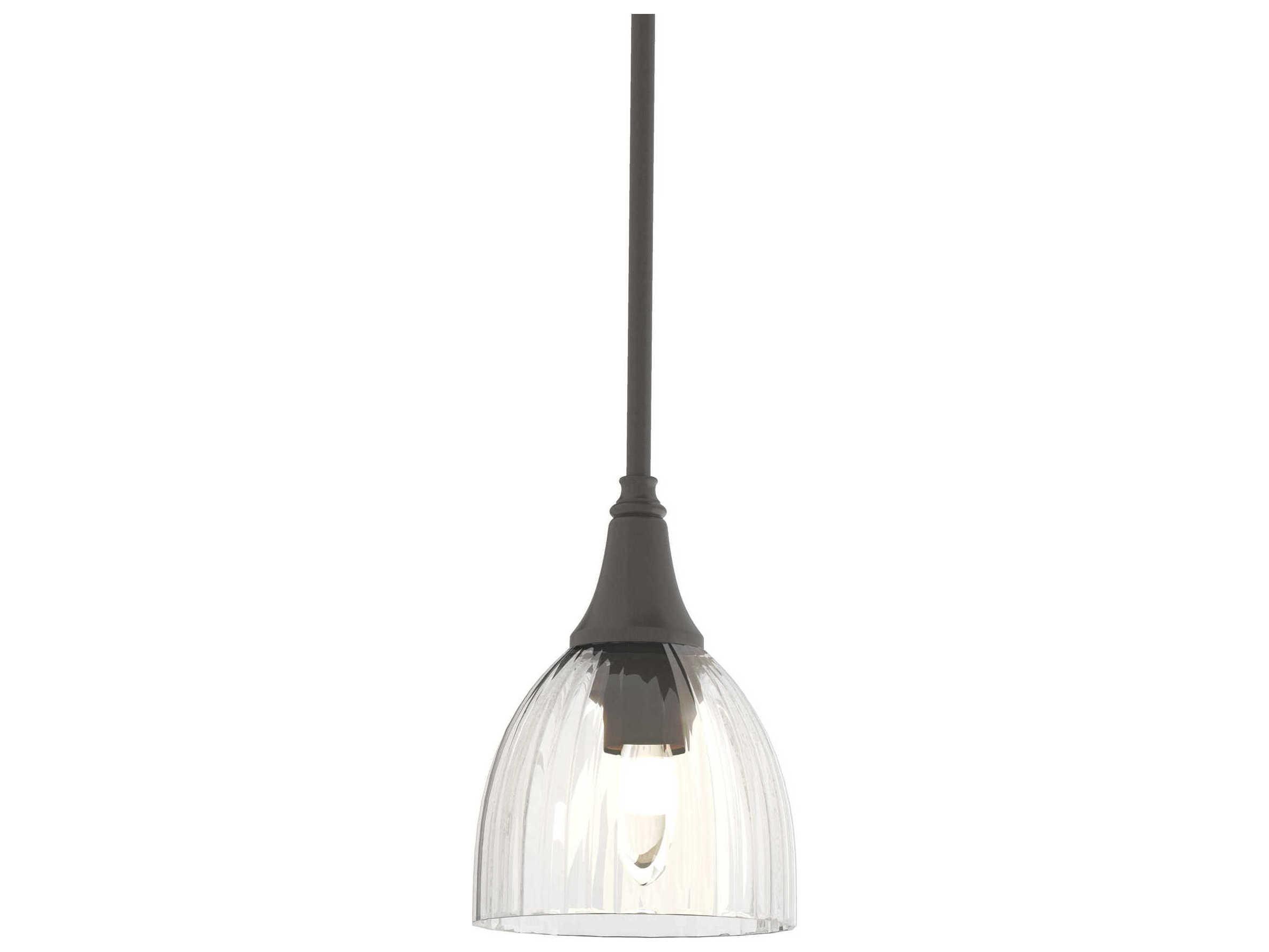 Hubbardton Forge Trumpet 1-Light Glass Bell Mini Pendant