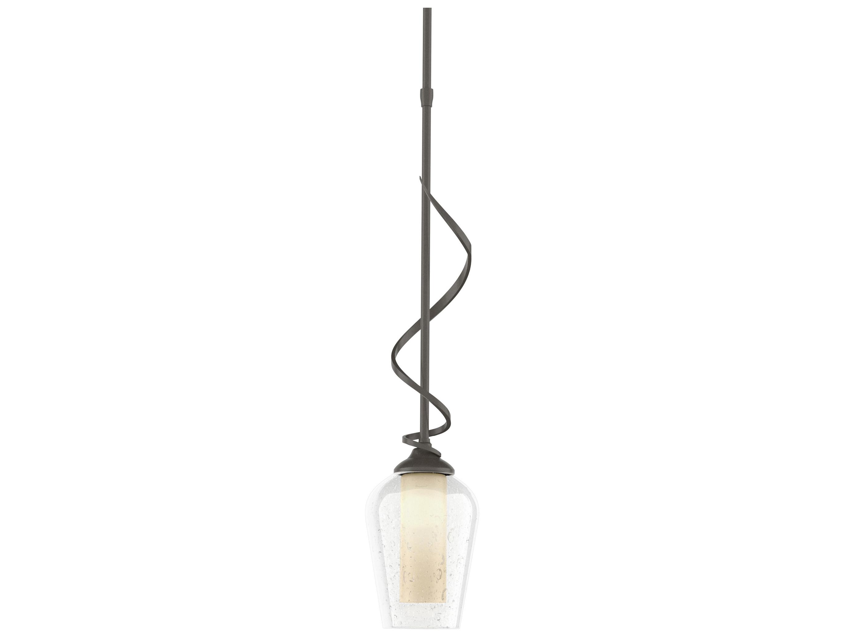 Hubbardton Forge Flora 1-Light Glass Bell Mini Pendant