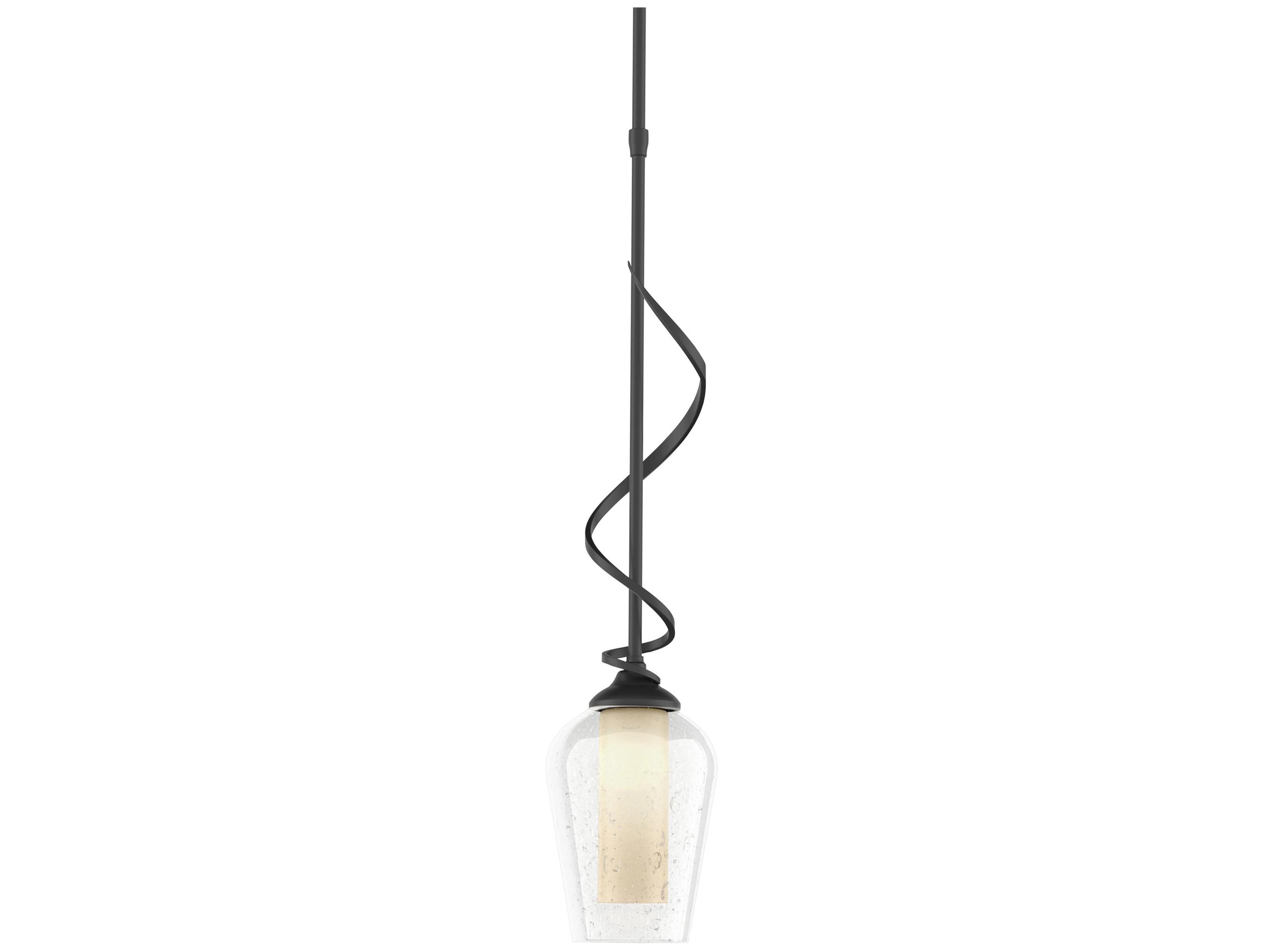 Hubbardton Forge Flora 1-Light Glass Bell Mini Pendant