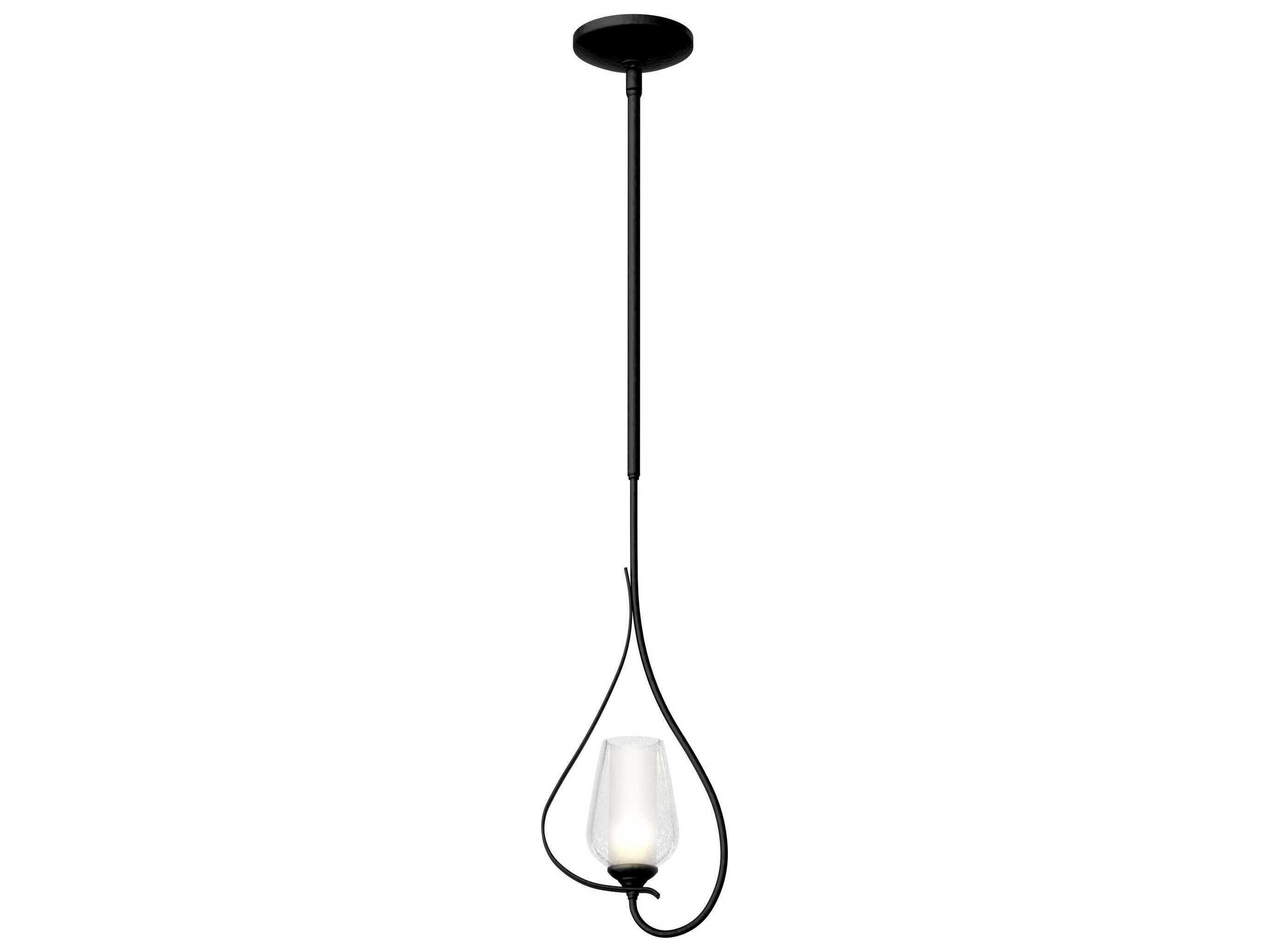 Hubbardton Forge Flora 1-Light Glass Bell Mini Pendant