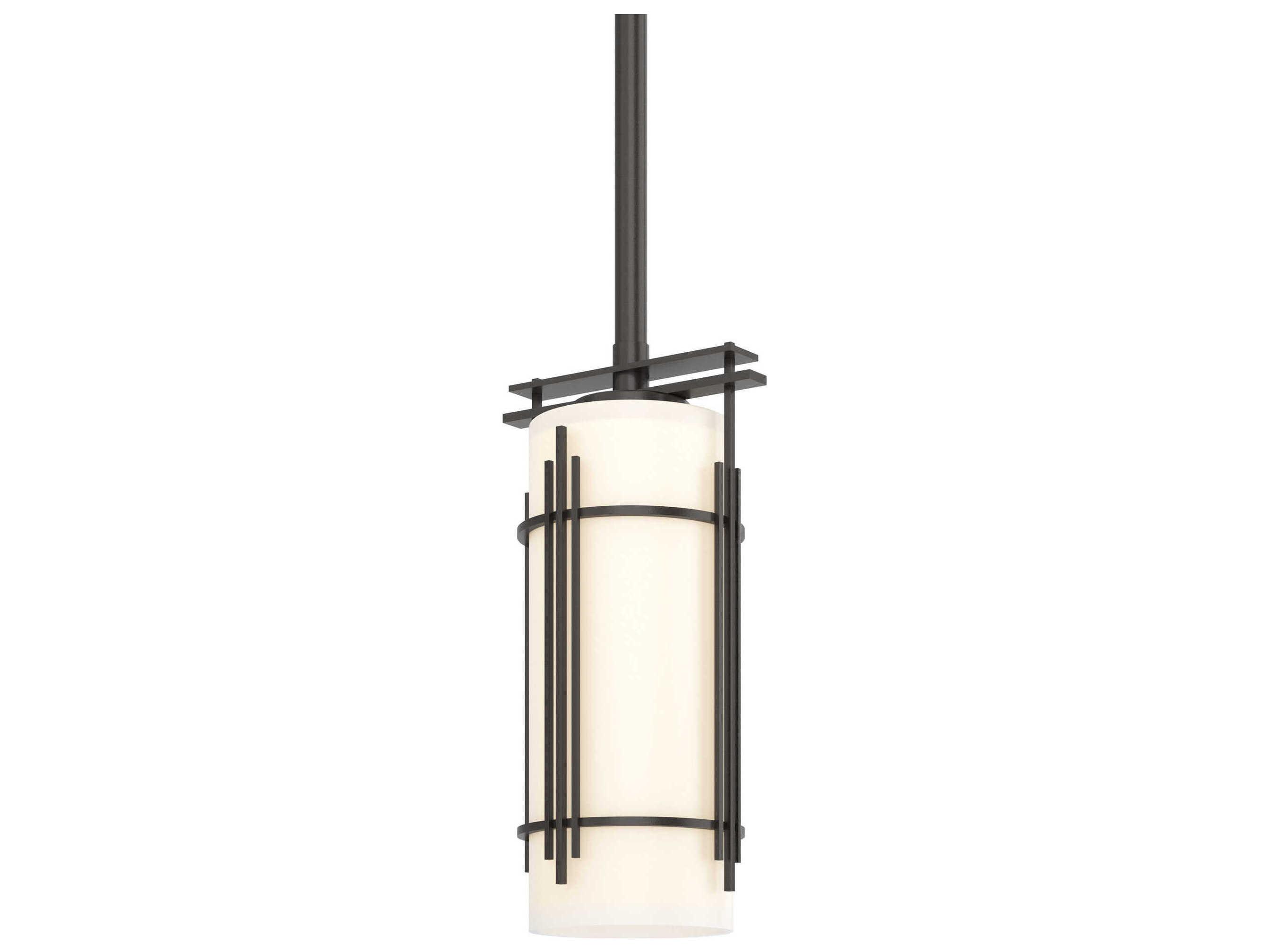 Hubbardton Forge Paralline 1-Light Glass Cylinder Mini Pendant