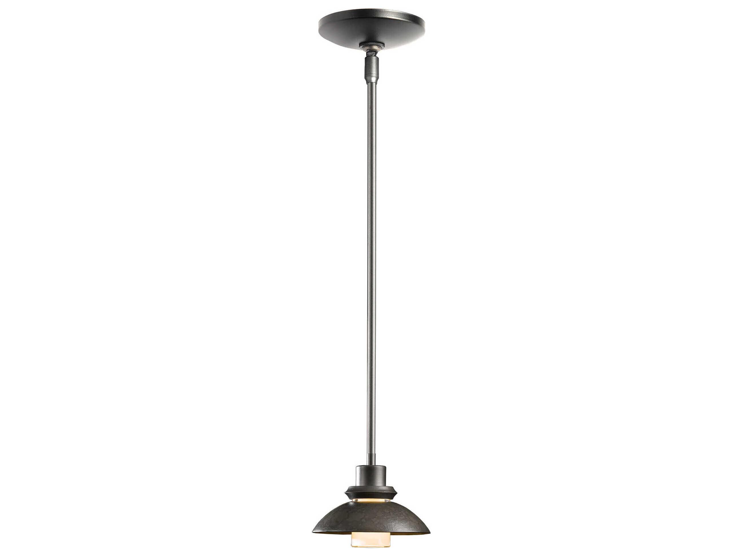 Hubbardton Forge Staccato 1-Light Glass Cylinder Dome Mini Pendant