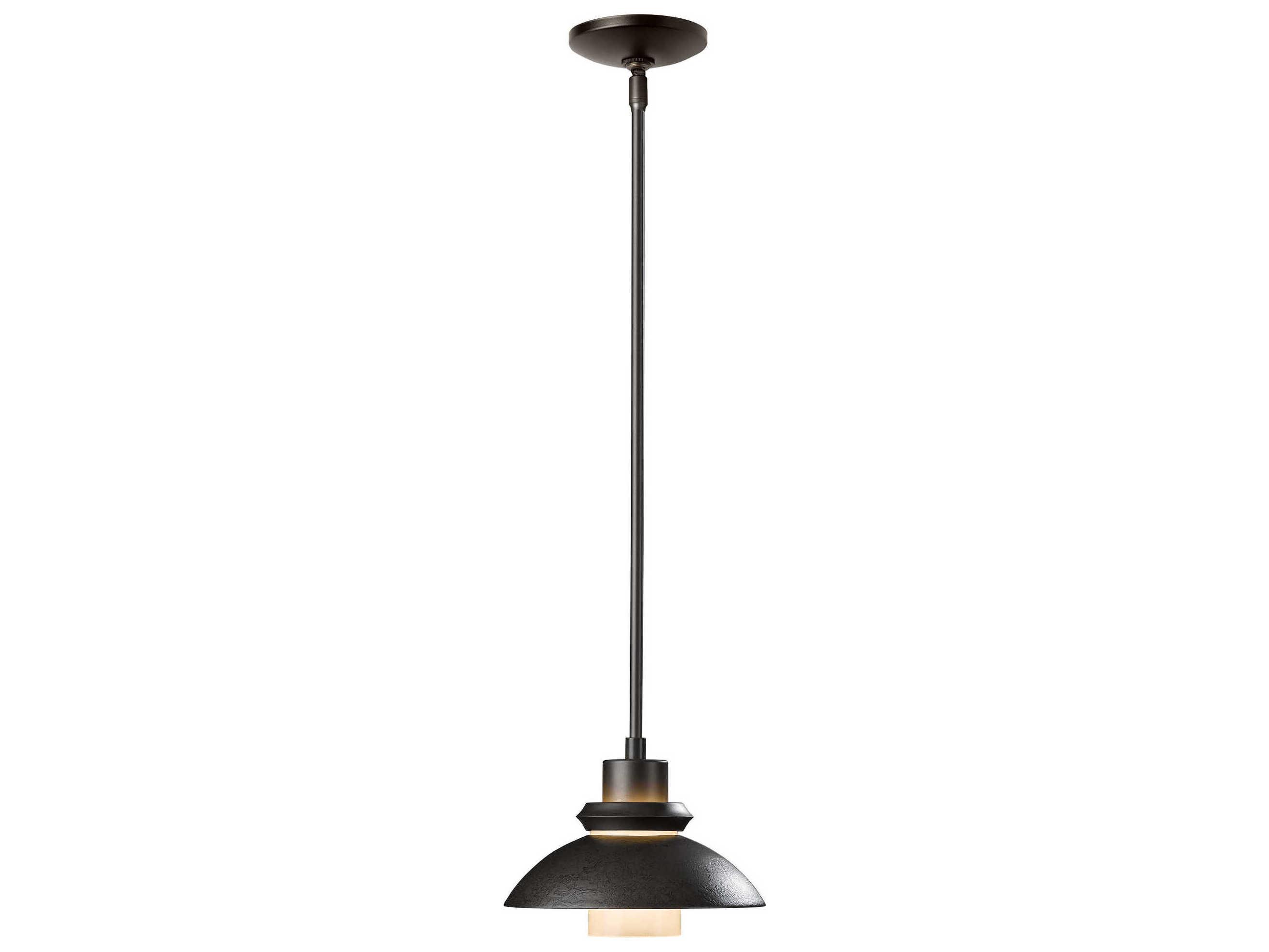 Hubbardton Forge Staccato 1-Light Glass Cylinder Dome Mini Pendant