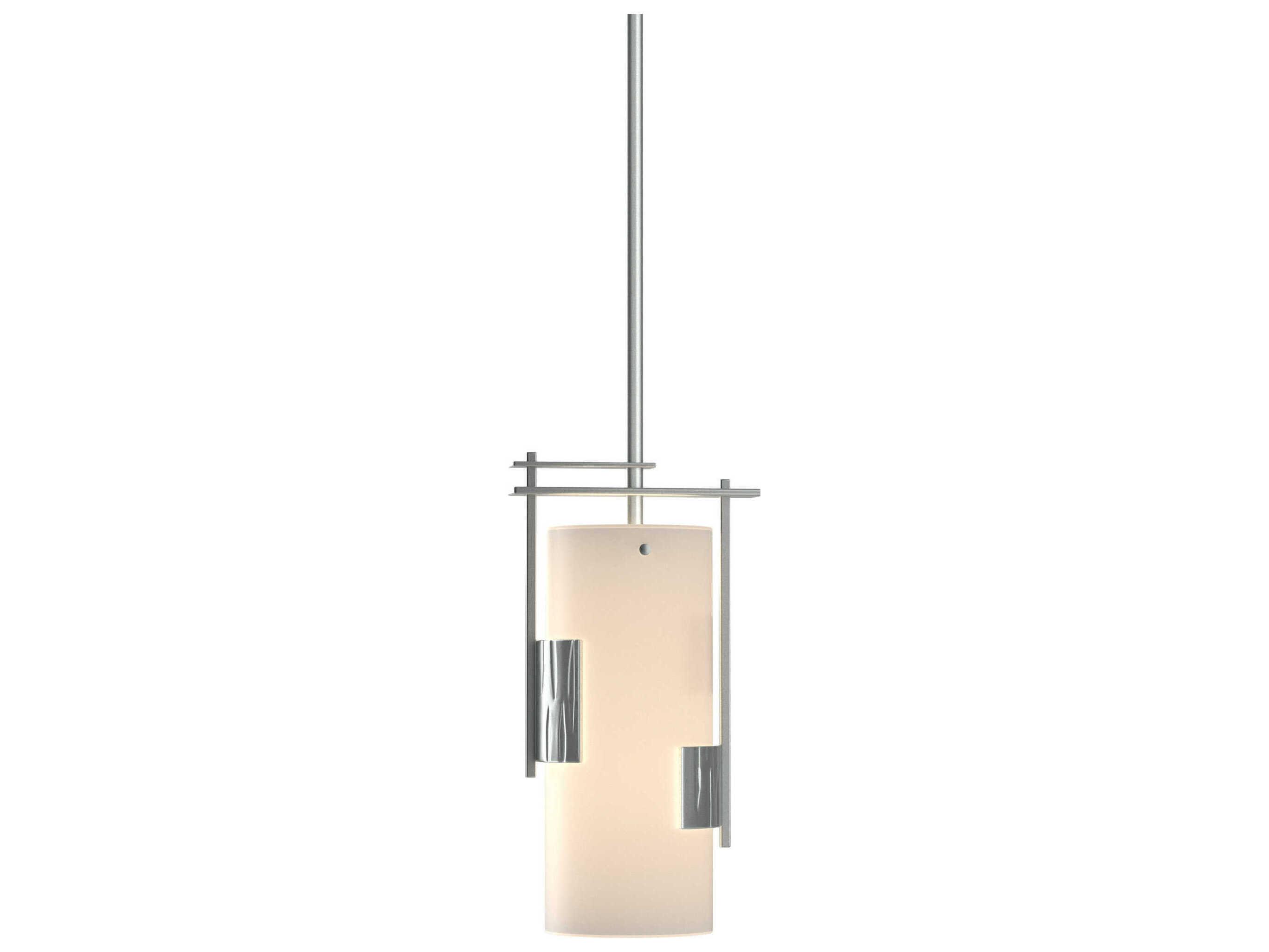 Hubbardton Forge Fullered 1-Light Glass Cylinder Mini Pendant