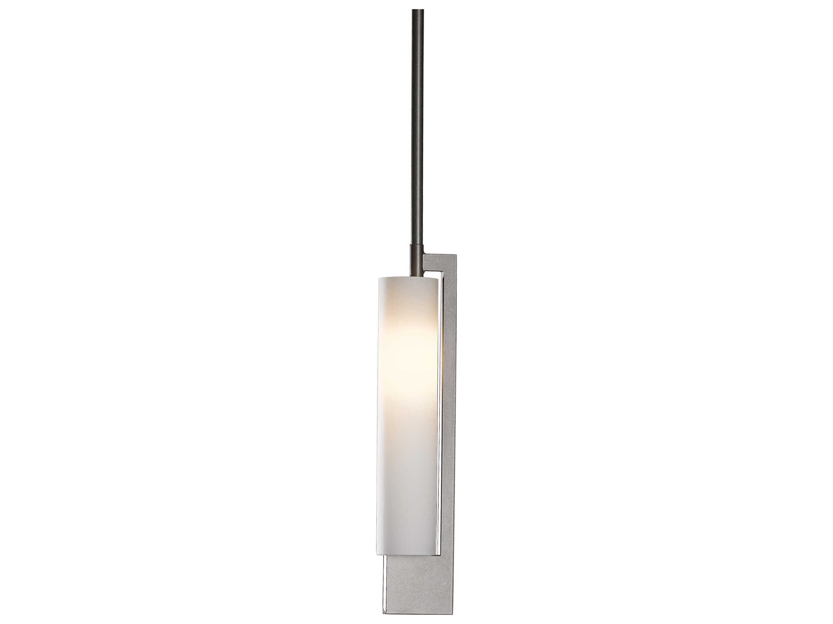 Hubbardton Forge Axis 1-Light Glass Cylinder Mini Pendant
