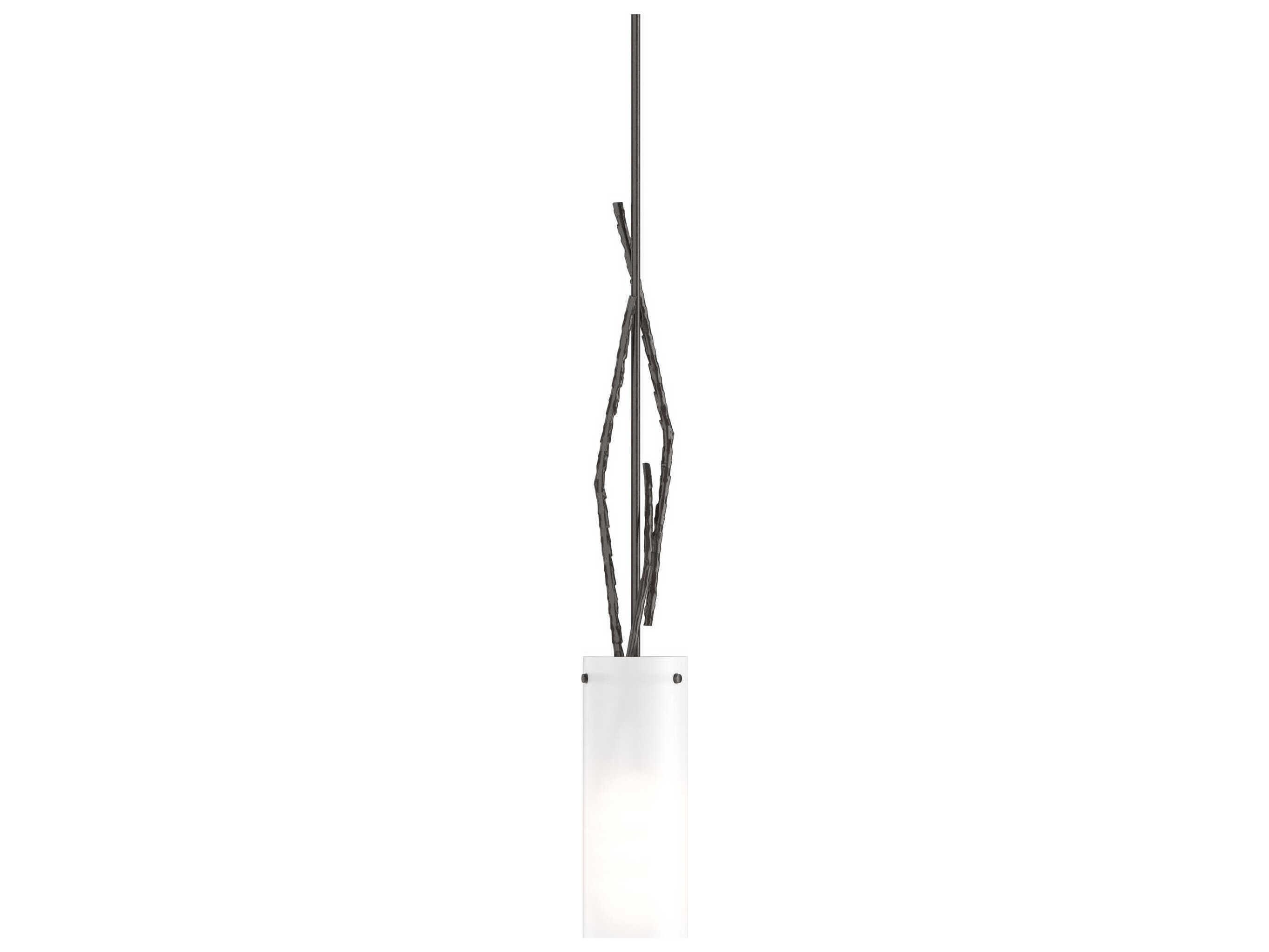 Hubbardton Forge Brindille 1-Light Glass Cylinder Mini Pendant