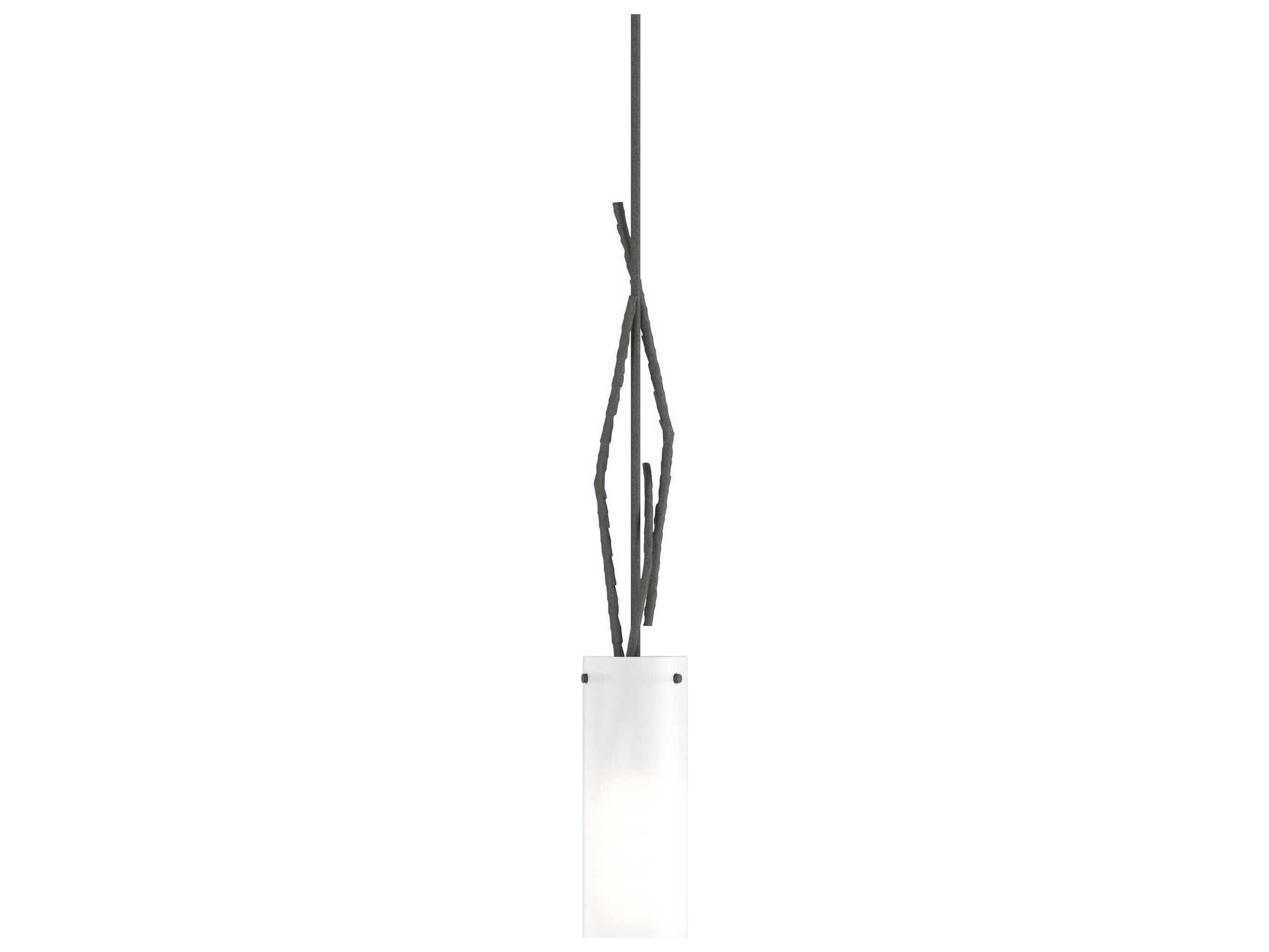 Hubbardton Forge Brindille 1-Light Glass Cylinder Mini Pendant