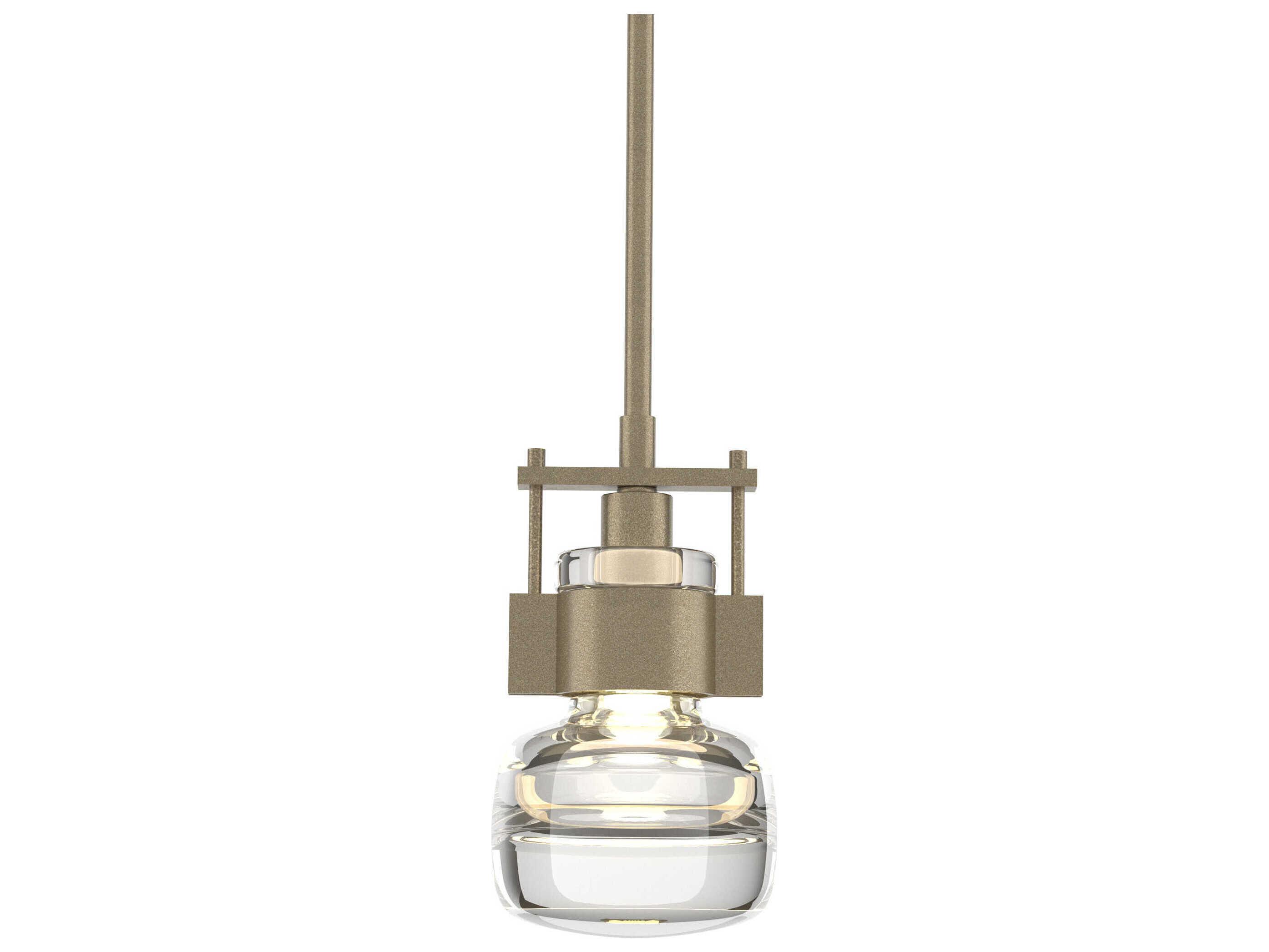 Hubbardton Forge Cuff 1-Light Glass Mini Pendant