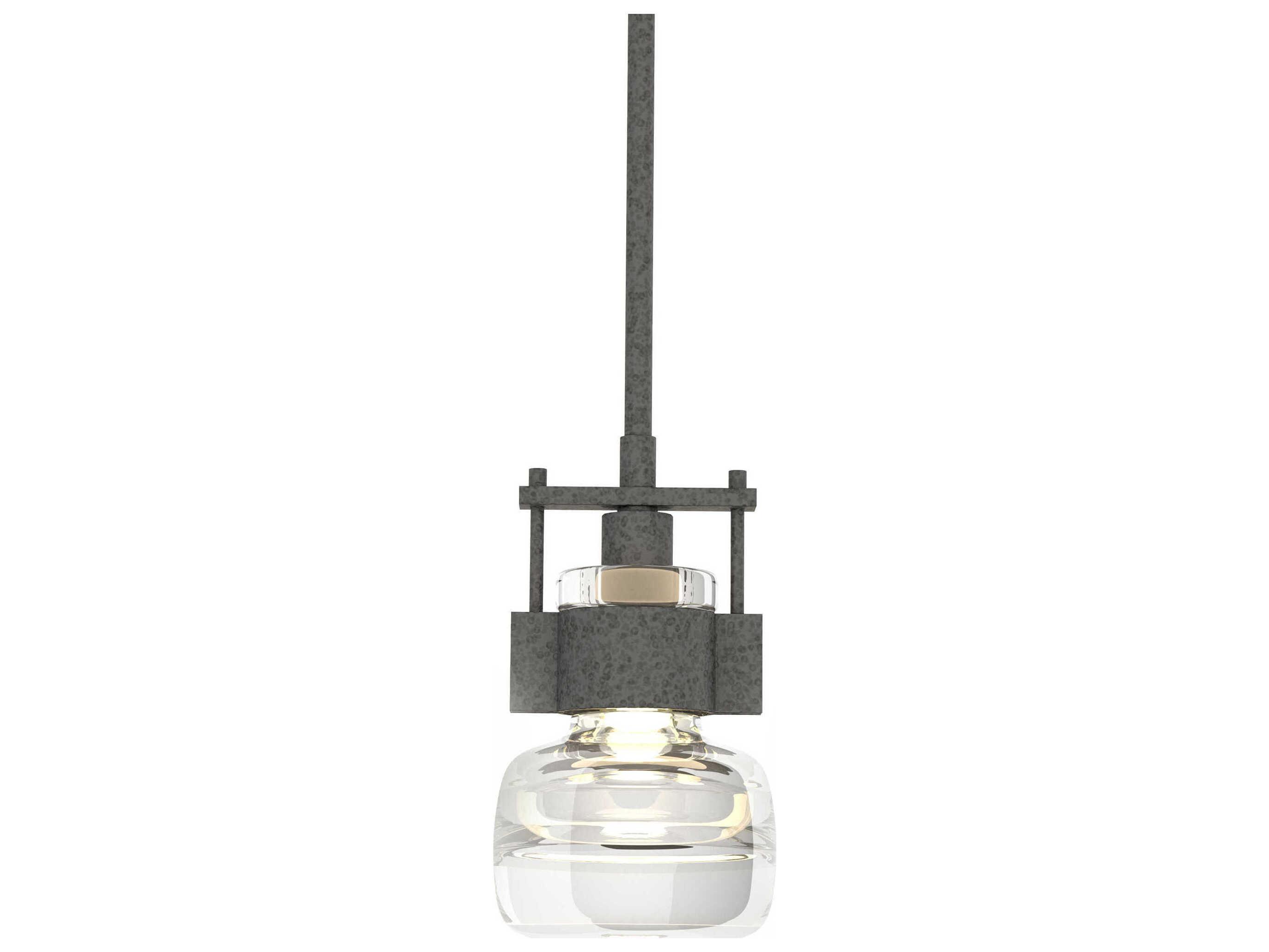 Hubbardton Forge Cuff 1-Light Glass Mini Pendant