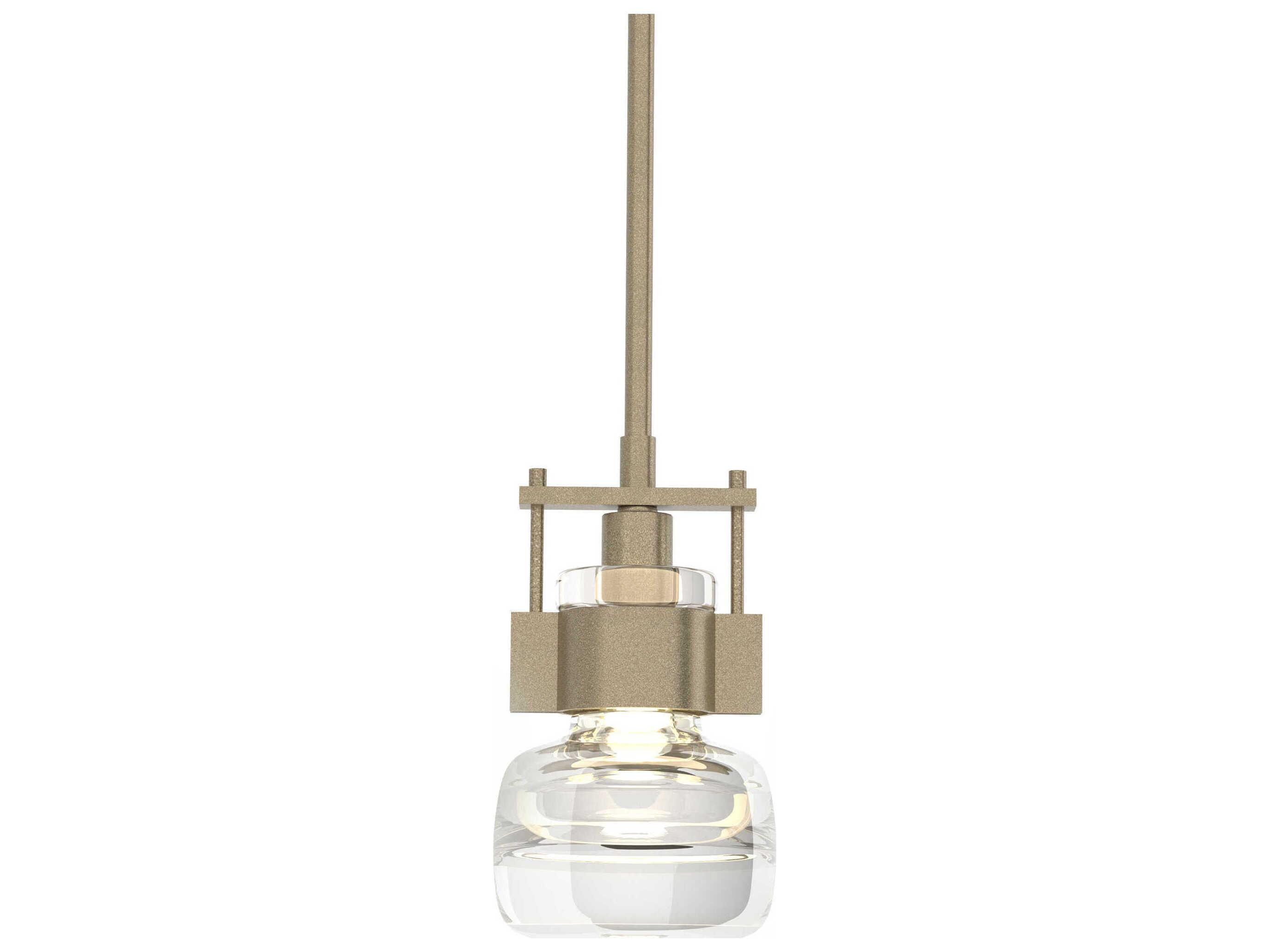 Hubbardton Forge Cuff 1-Light Glass Mini Pendant