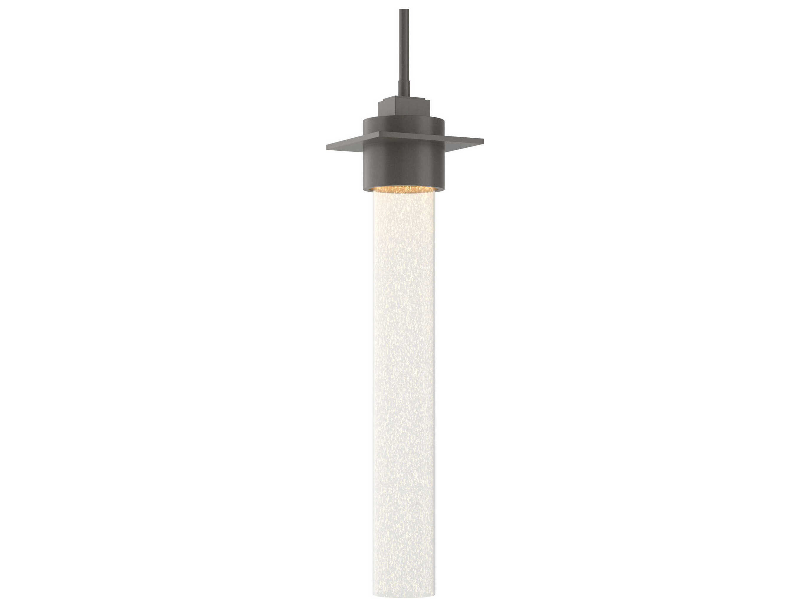 Hubbardton Forge Airis 1-Light Glass Cylinder Mini Pendant