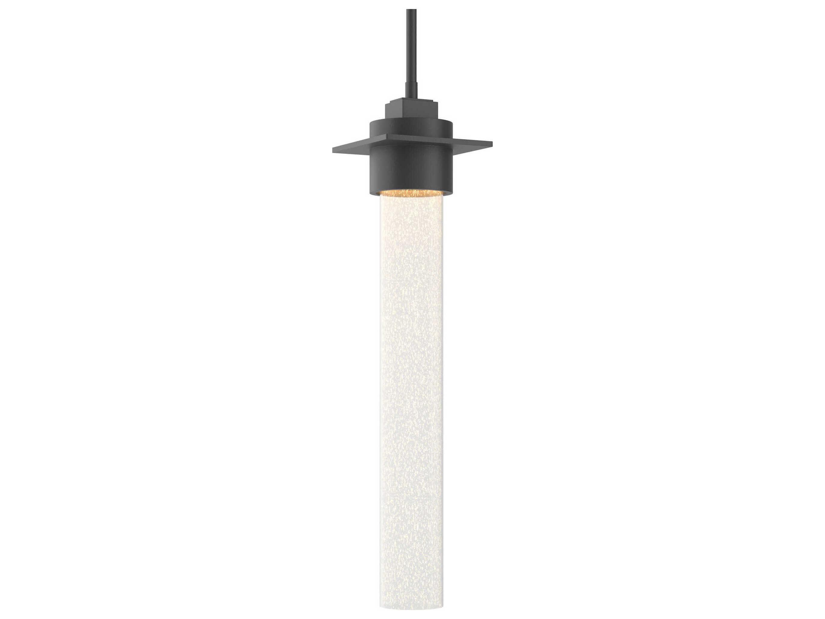 Hubbardton Forge Airis 1-Light Glass Cylinder Mini Pendant