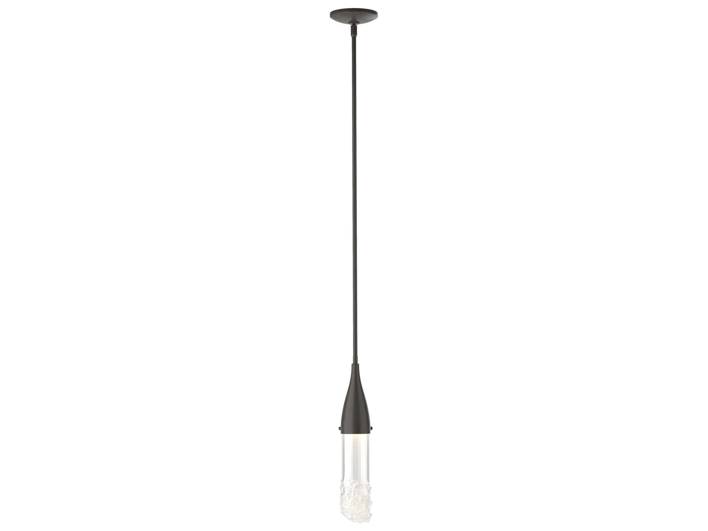 Hubbardton Forge Fritz 1-Light Glass Cylinder Mini Pendant