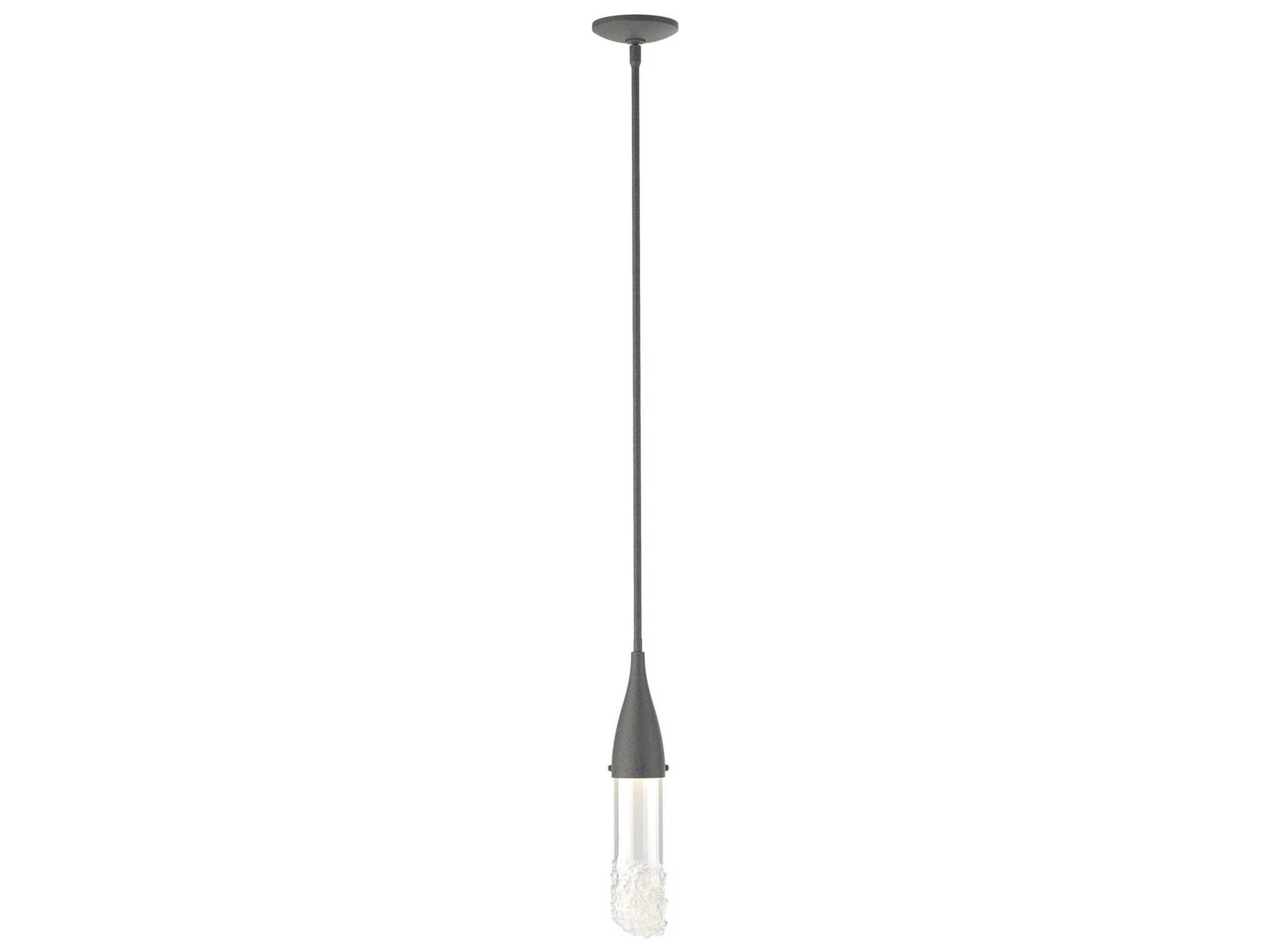Hubbardton Forge Fritz 1-Light Glass Cylinder Mini Pendant