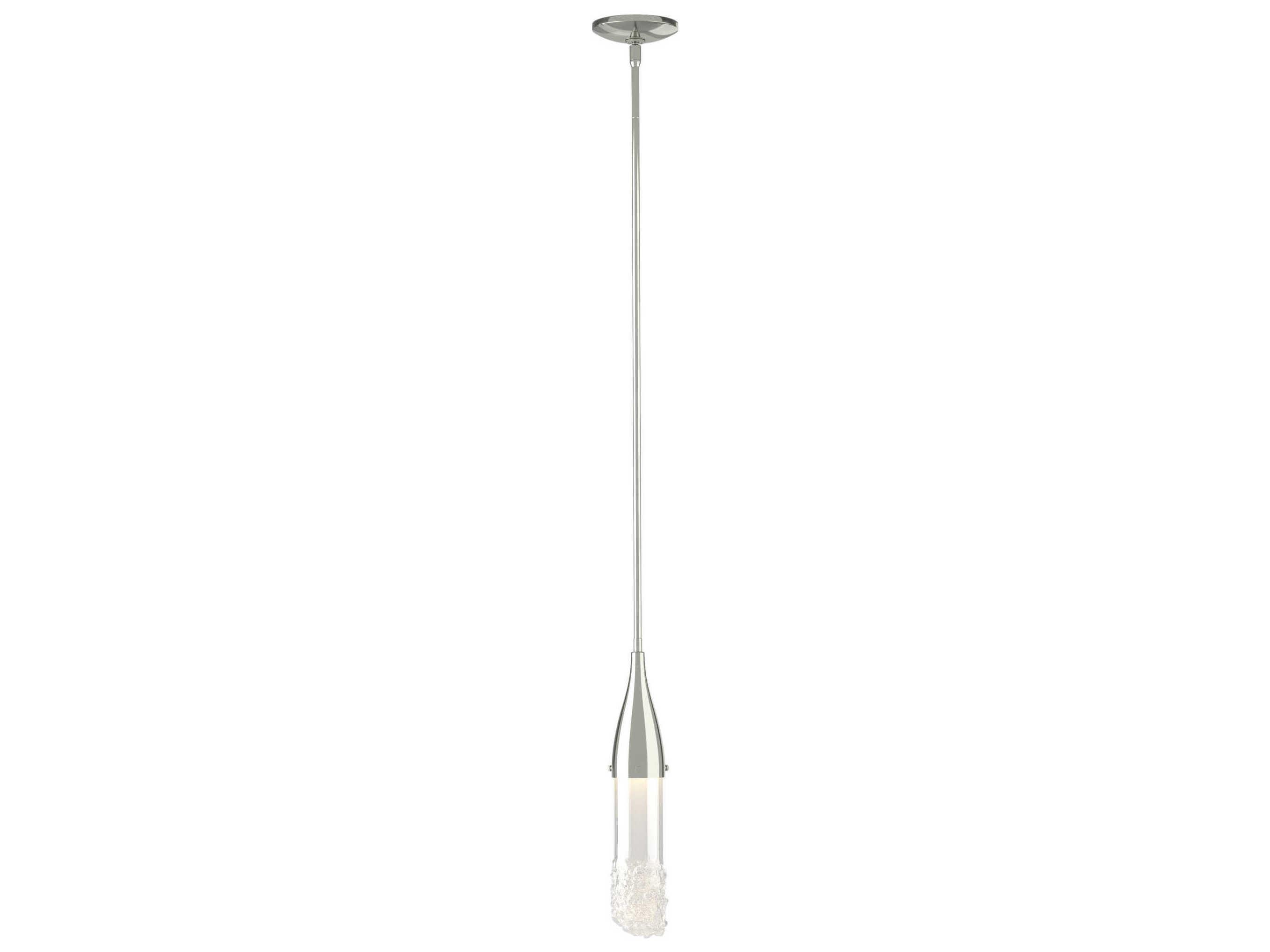 Hubbardton Forge Fritz 1-Light Glass Cylinder Mini Pendant