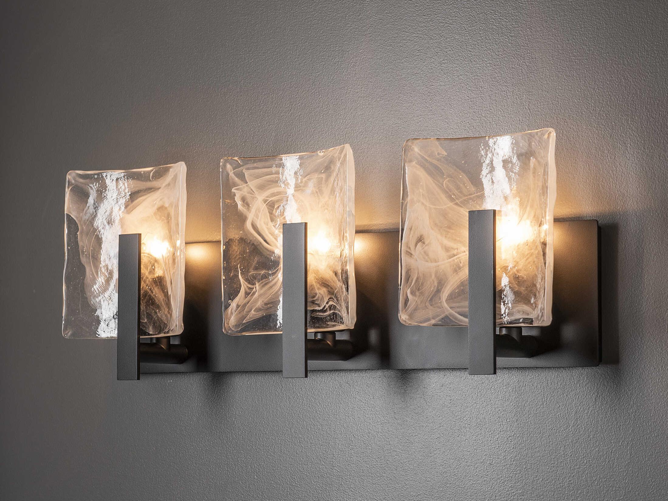 Hubbardton Forge Arc 3-Light Glass Vanity Light