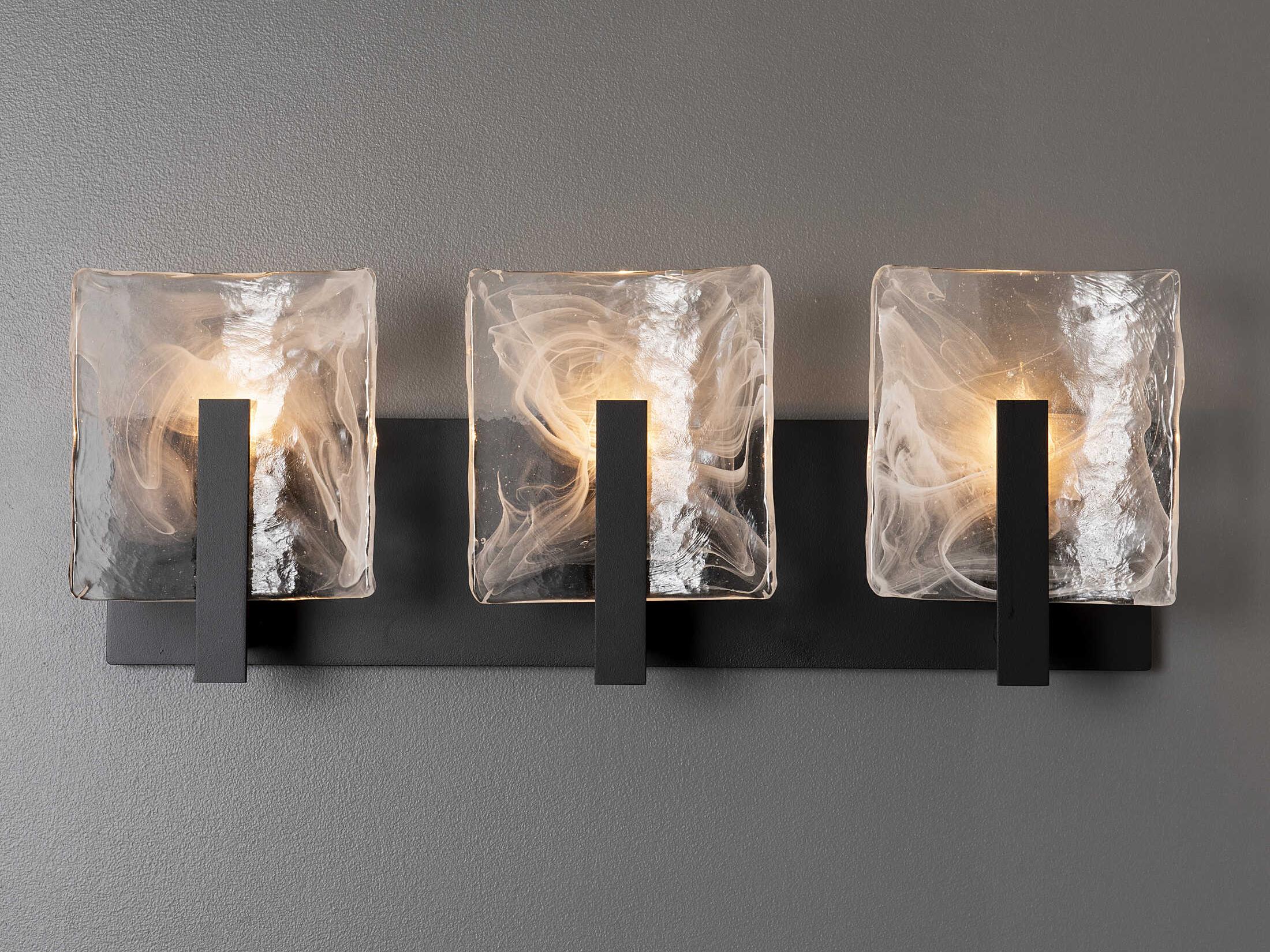 Hubbardton Forge Arc 3-Light Glass Vanity Light