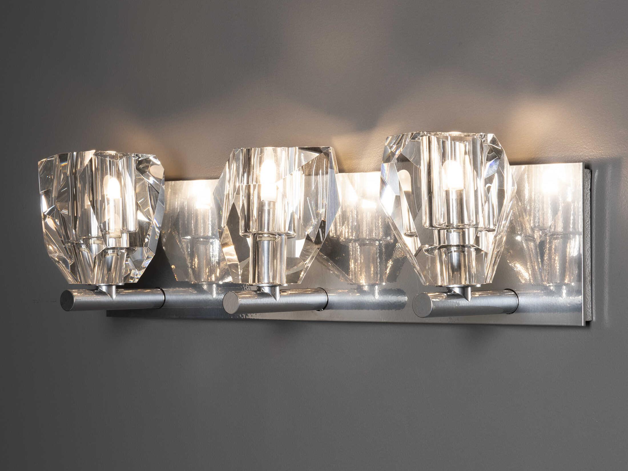 Hubbardton Forge Gatsby 3-Light Crystal Vanity Light