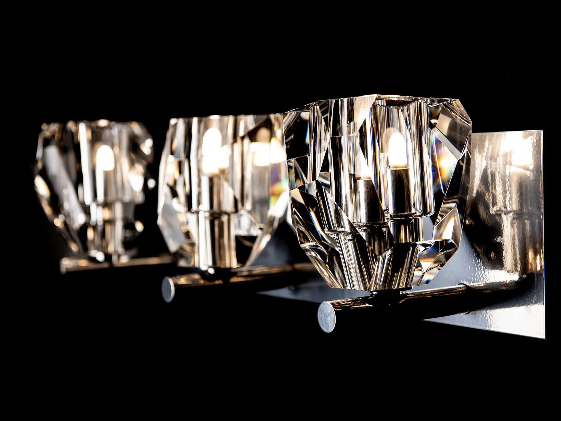 Hubbardton Forge Gatsby 3-Light Crystal Vanity Light