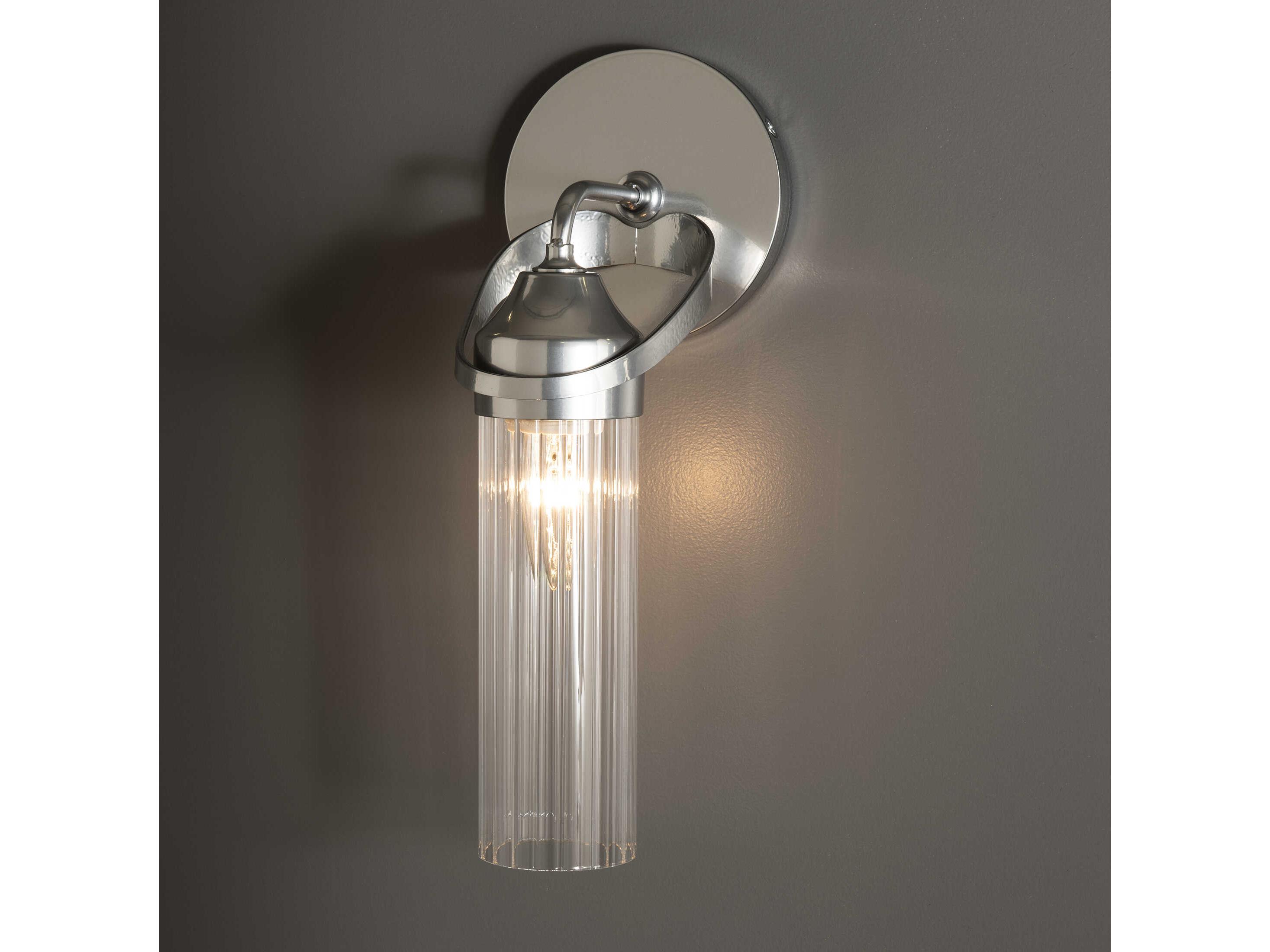 Hubbardton Forge Bow 1-Light Glass Wall Sconce