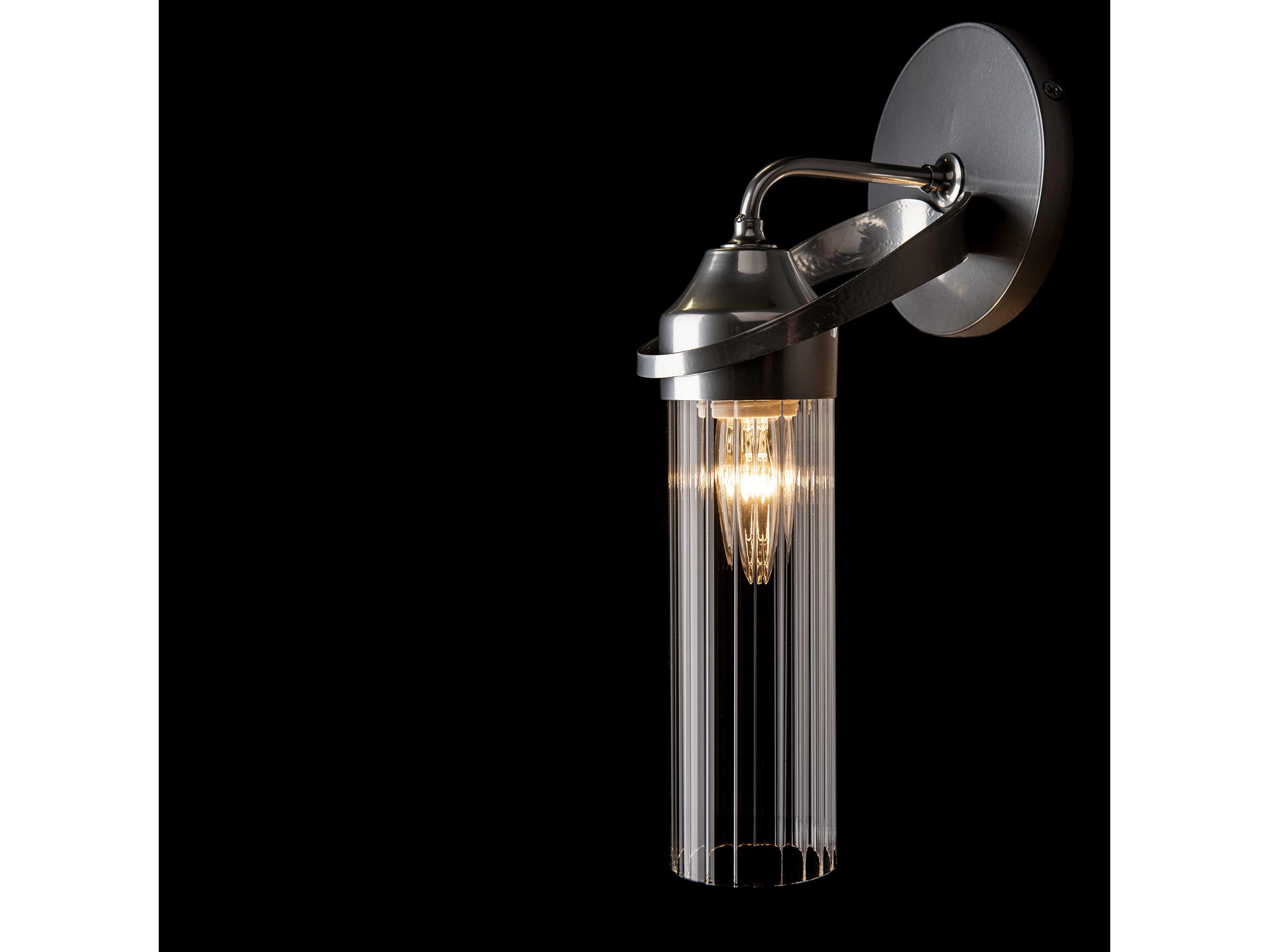 Hubbardton Forge Bow 1-Light Glass Wall Sconce