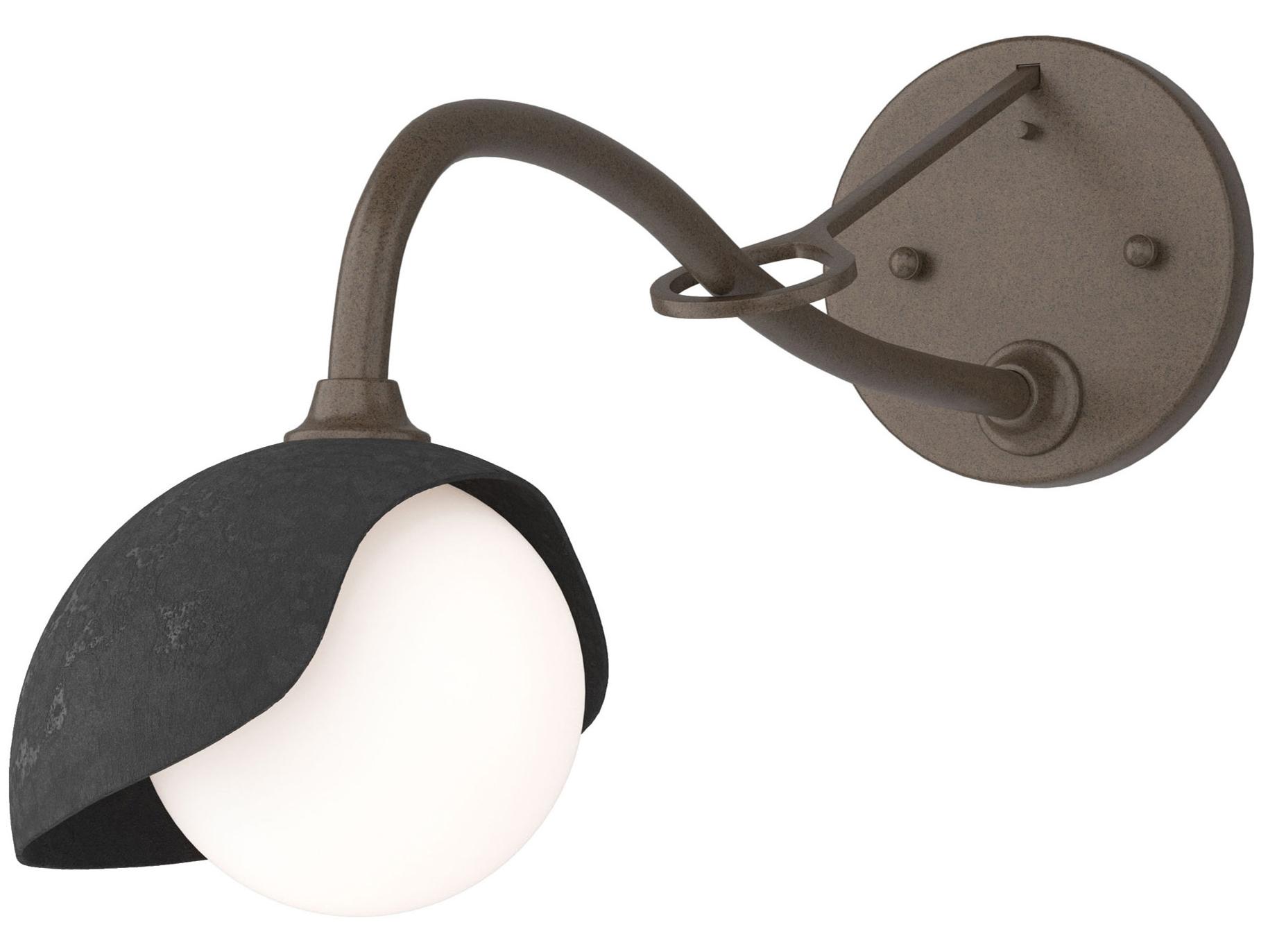 Hubbardton Forge Brooklyn 1-Light Glass Wall Sconce